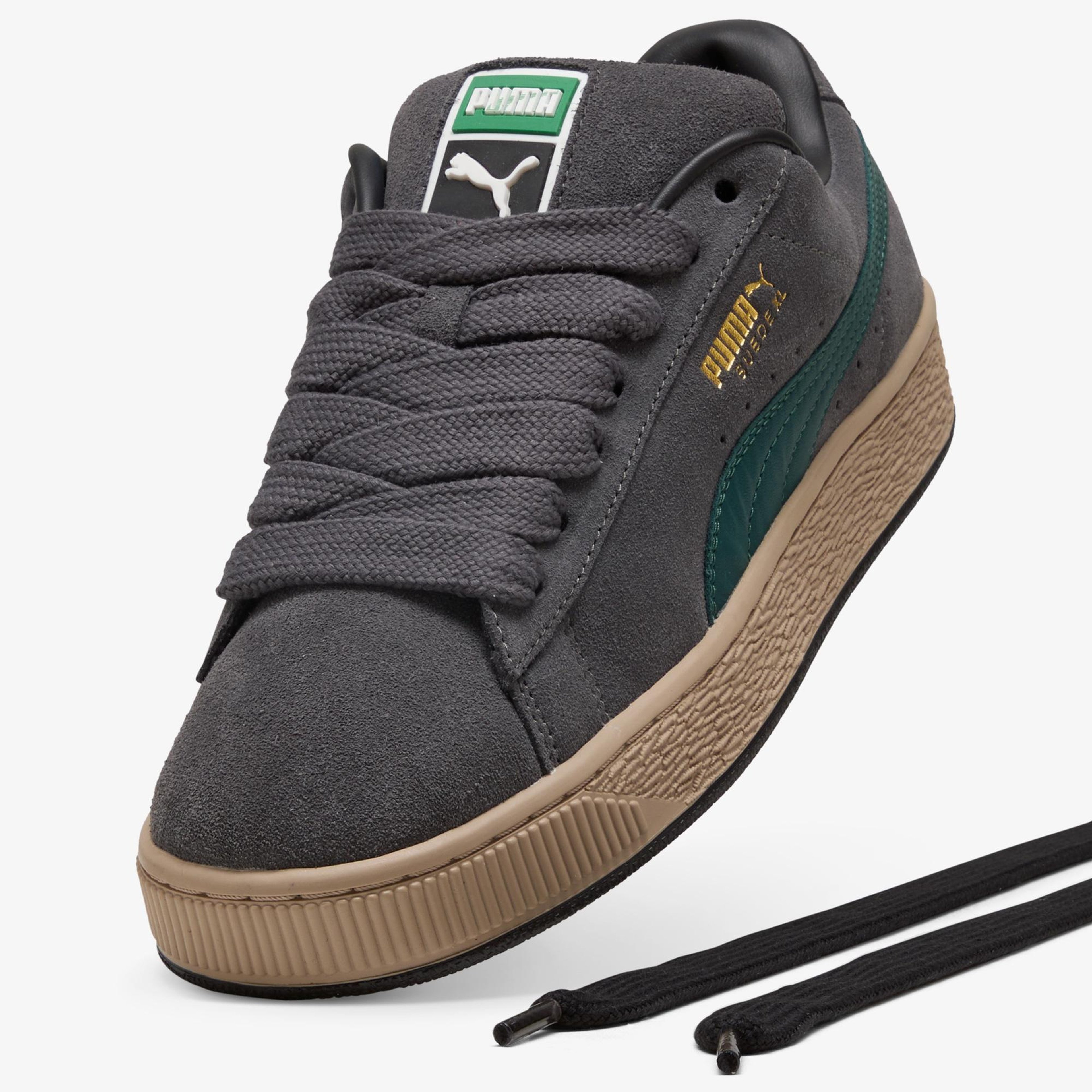 Puma Suede XL Unisex Gri Spor Ayakkabı