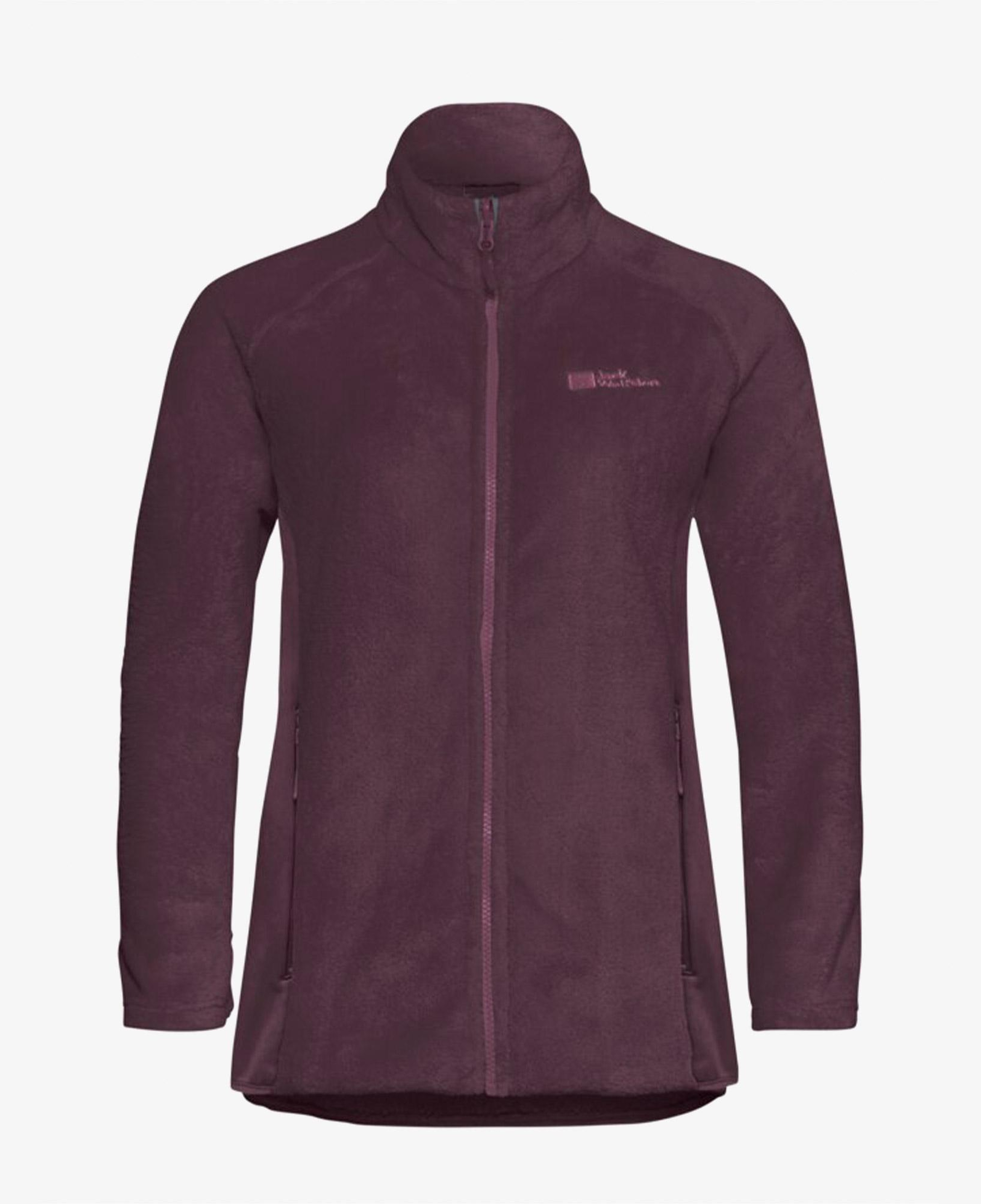 Jack Wolfskin Rotwand Full Zipped Kadın Mor Ceket