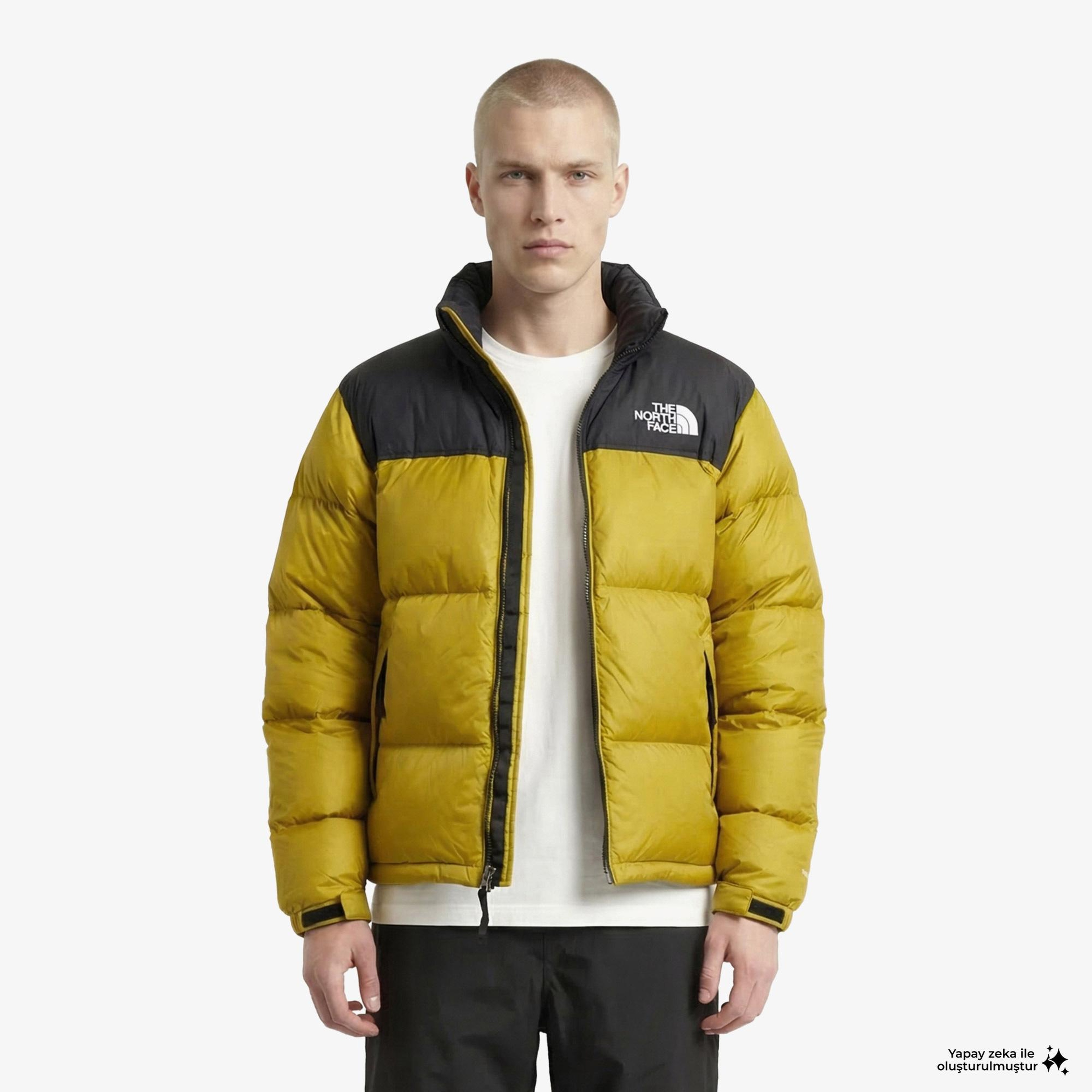The North Face Retro Nuptse Bicolor Down Erkek Renkli Mont