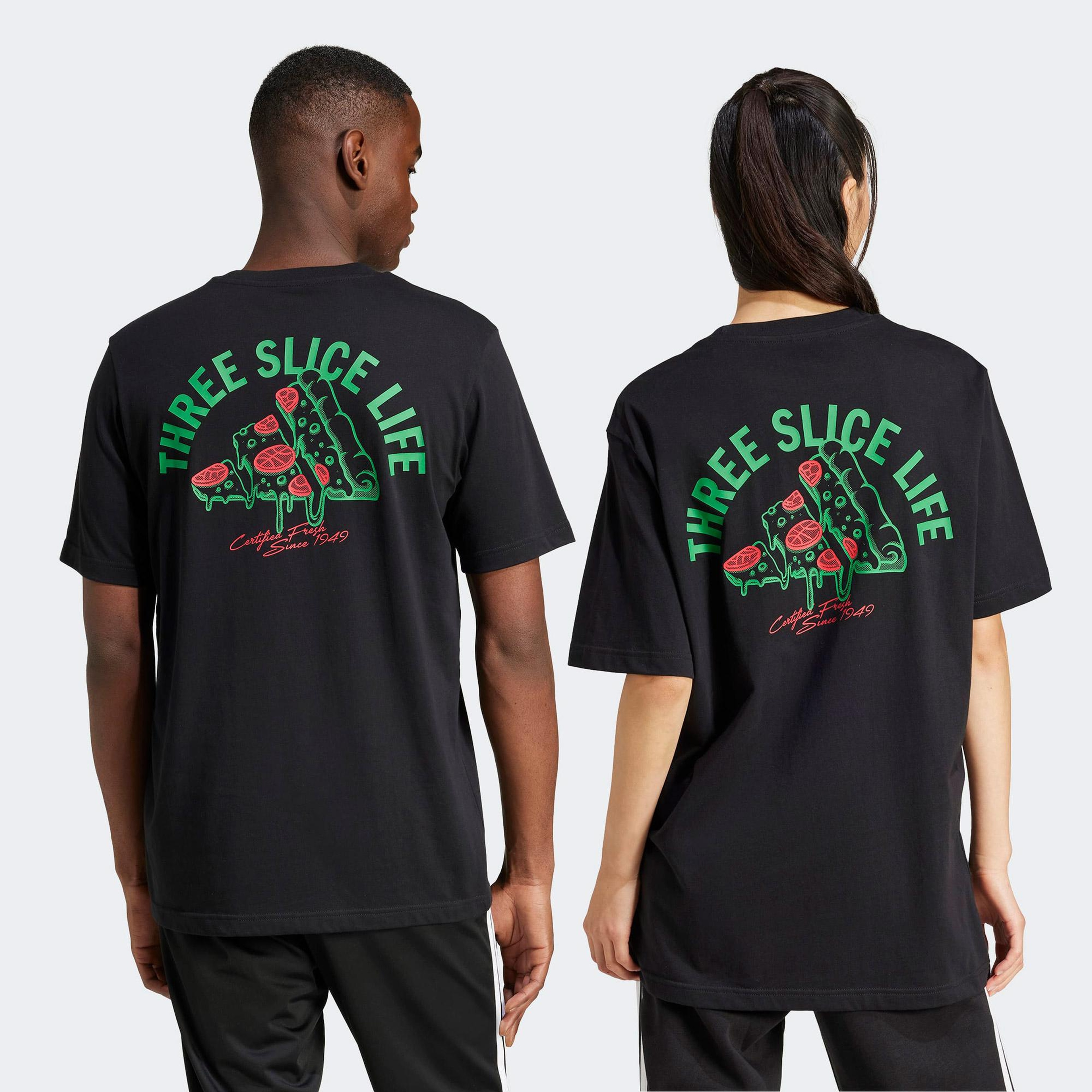 adidas M L Erkek Siyah T-Shirt