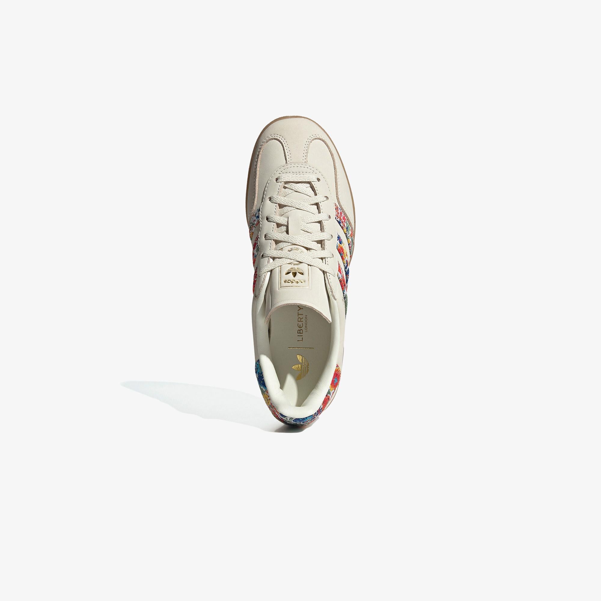 adidas Gazelle Indoor X Liberty London Kadın Krem Spor Ayakkabı