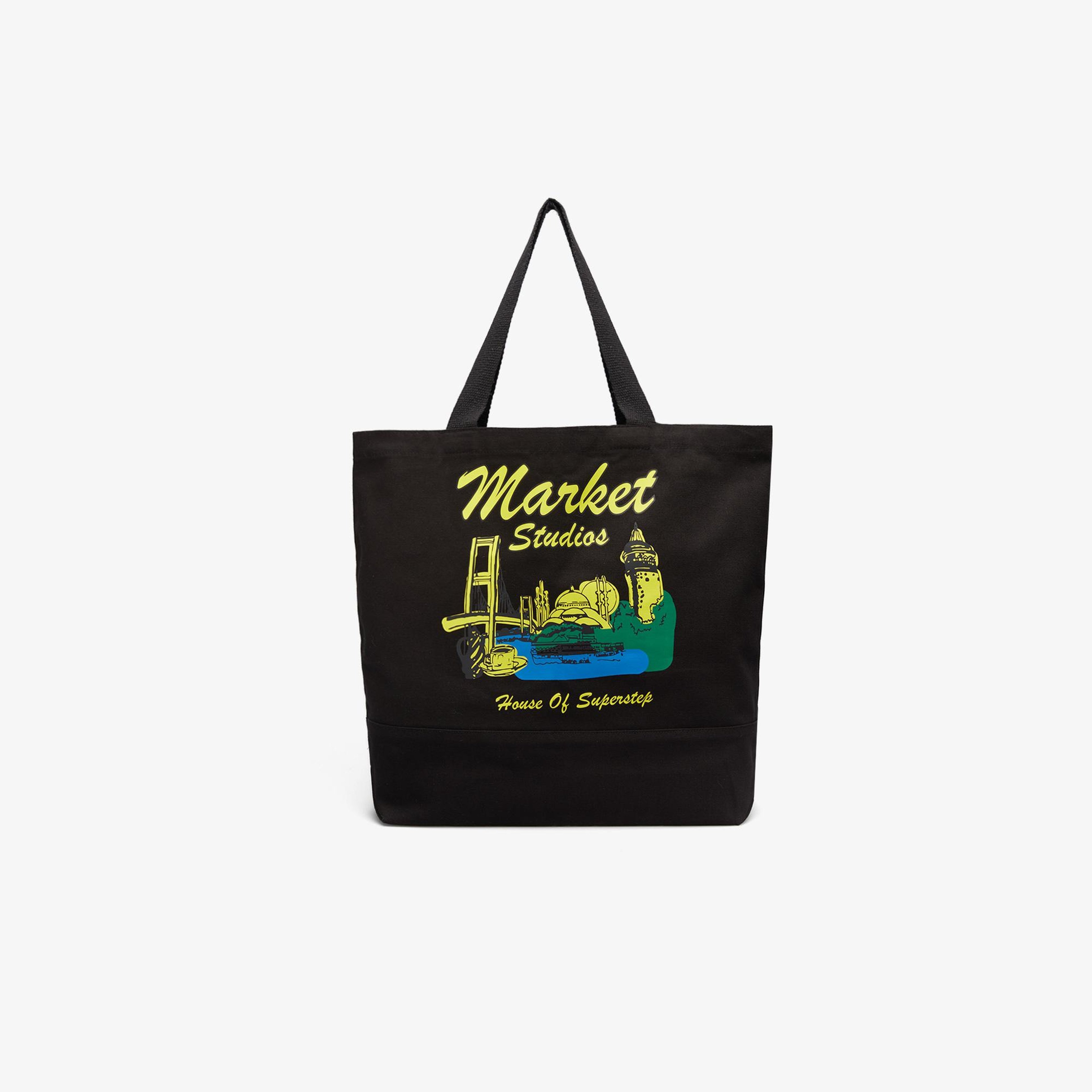 Market x Hoss İstanbul Unisex Siyah Çanta