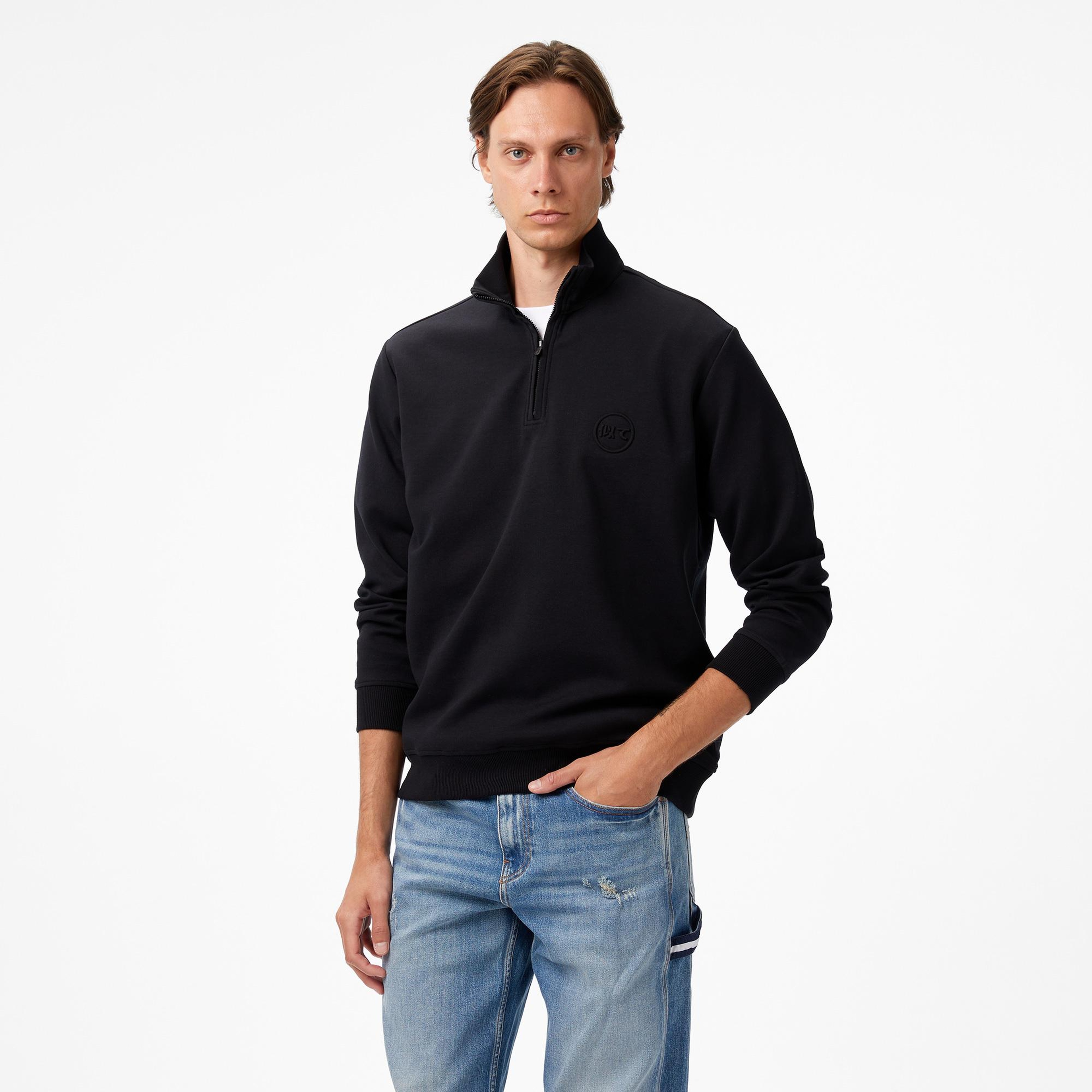 UNITED4 Classic Erkek Siyah Sweatshirt