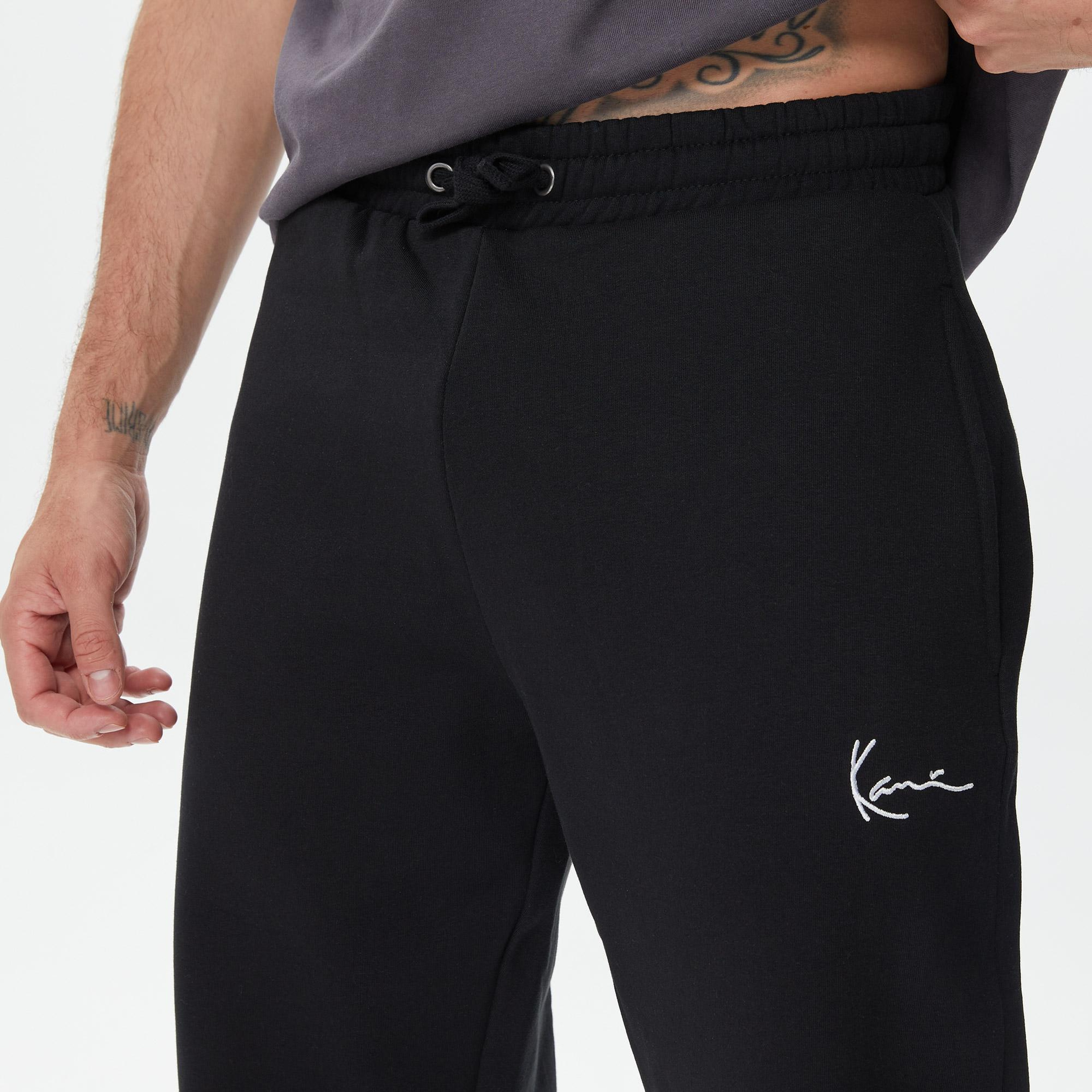 Karl Kani Small Signature Essential Regular Fit Erkek Siyah Eşofman Altı