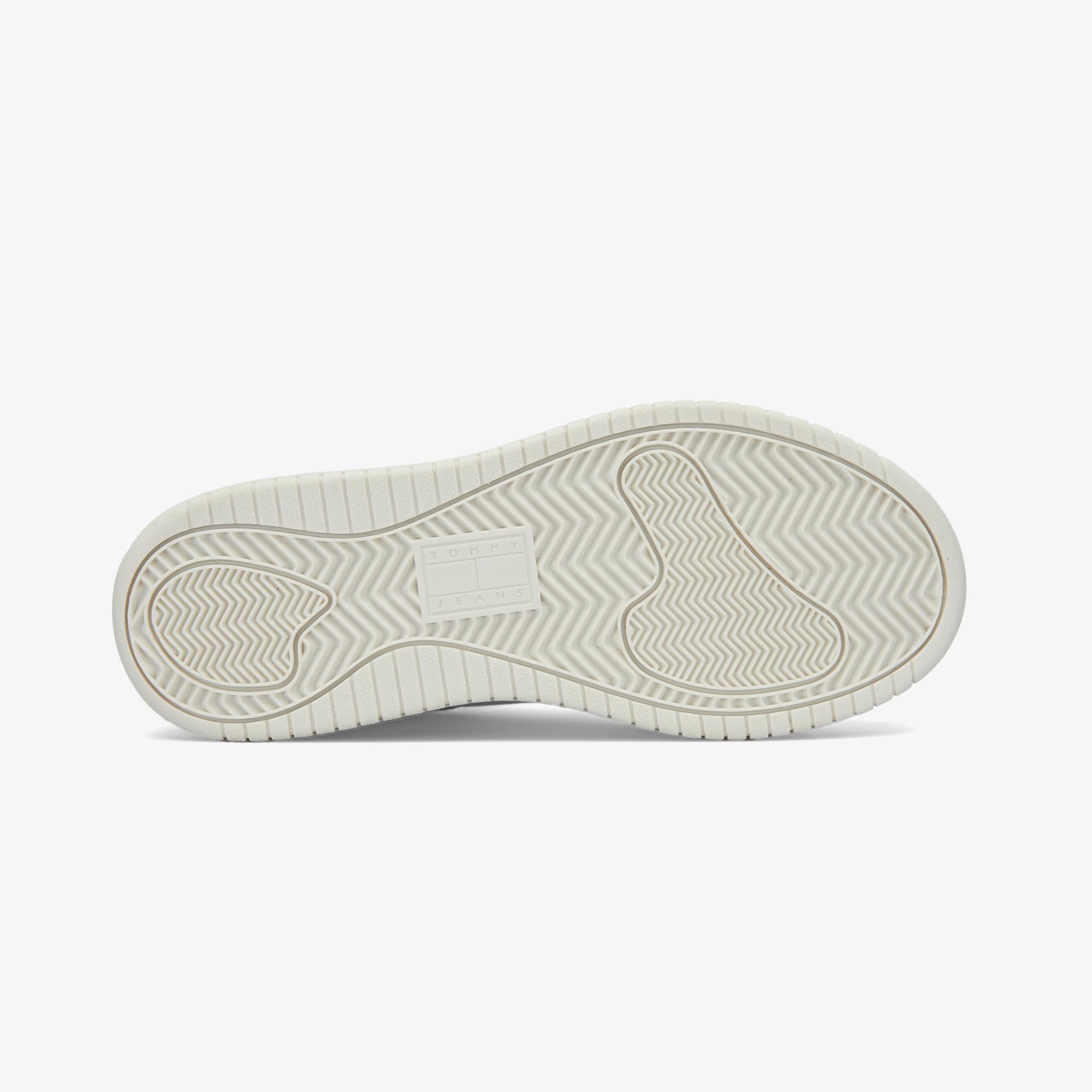 Tommy Jeans Retro Basket Platform Kadın Beyaz Spor Ayakkabı
