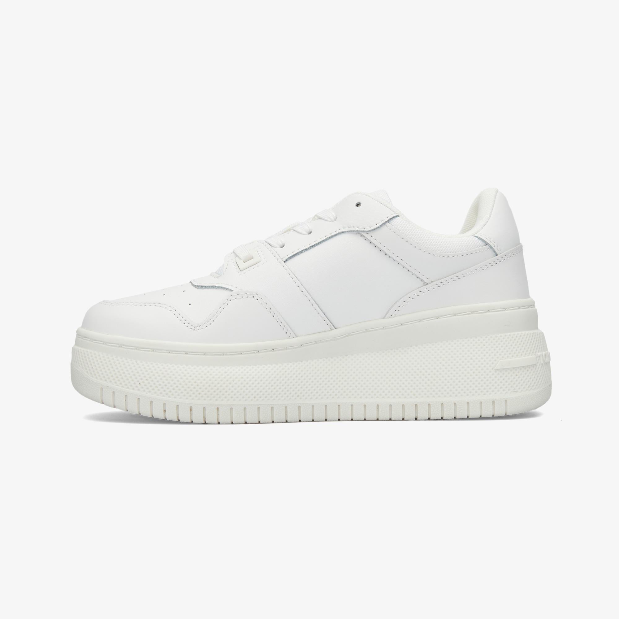 Tommy Jeans Retro Basket Platform Kadın Beyaz Spor Ayakkabı