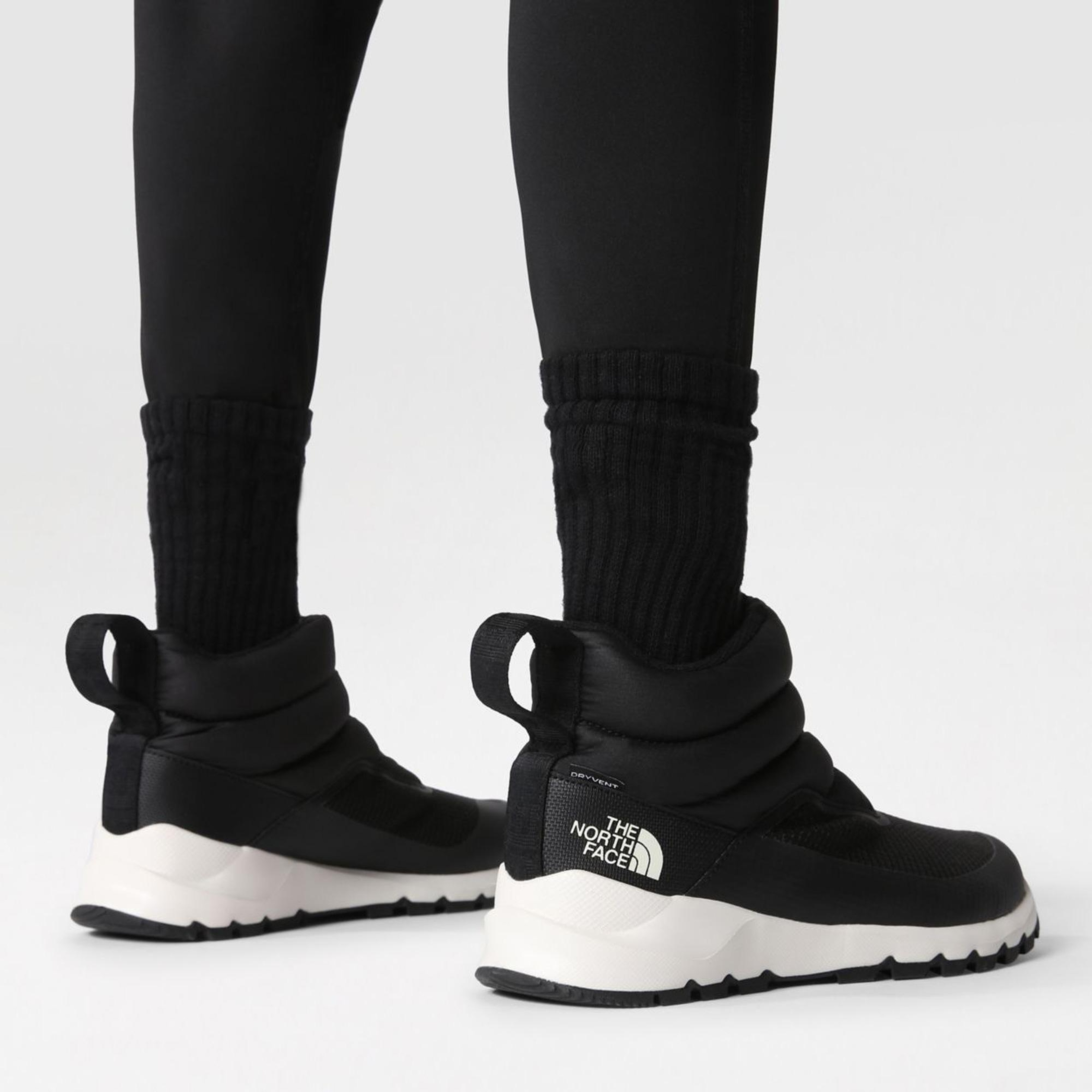 The North Face ThermoBall Fermuarlı Siyah Kadın Bot
