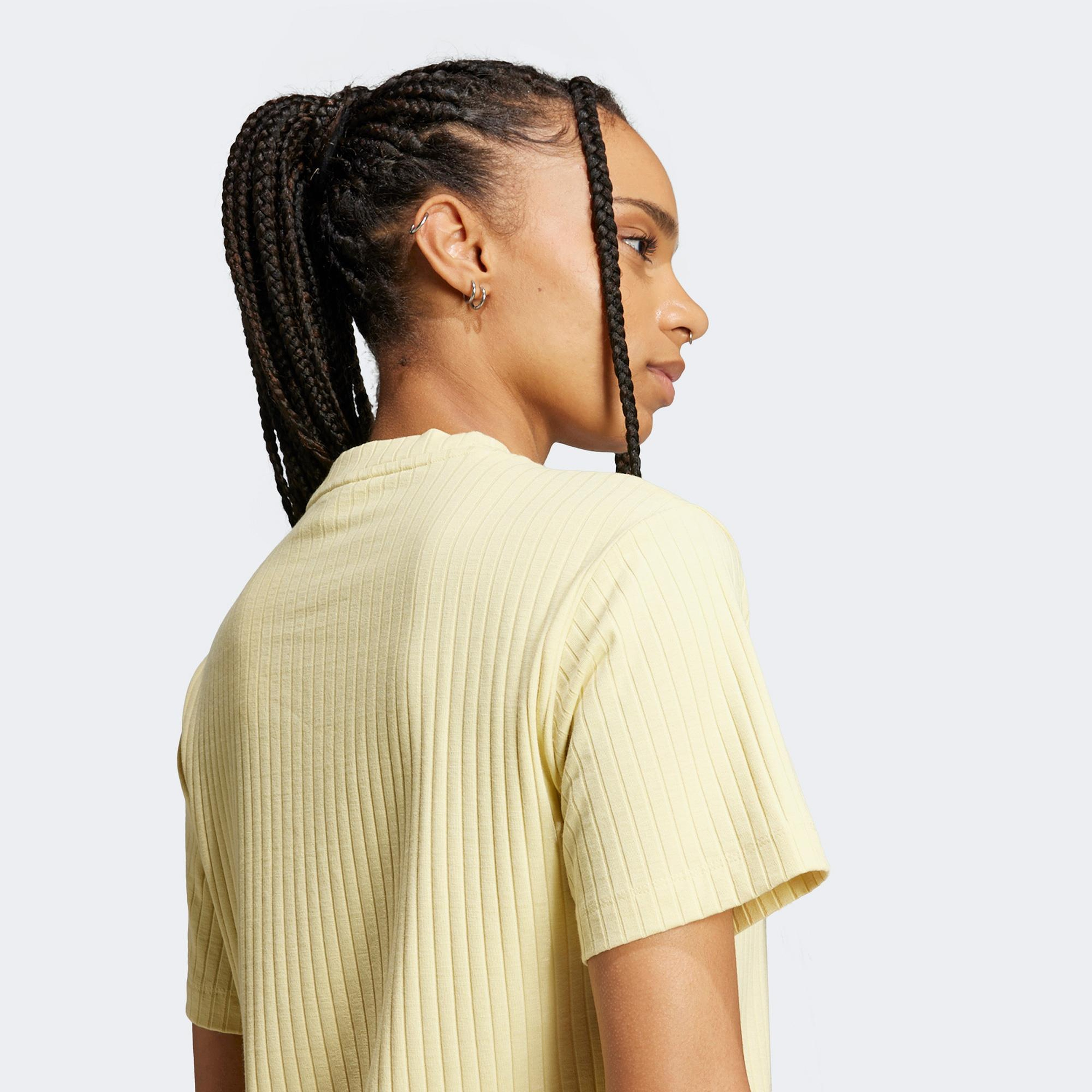 adidas Essential Kadın Sarı T-Shirt