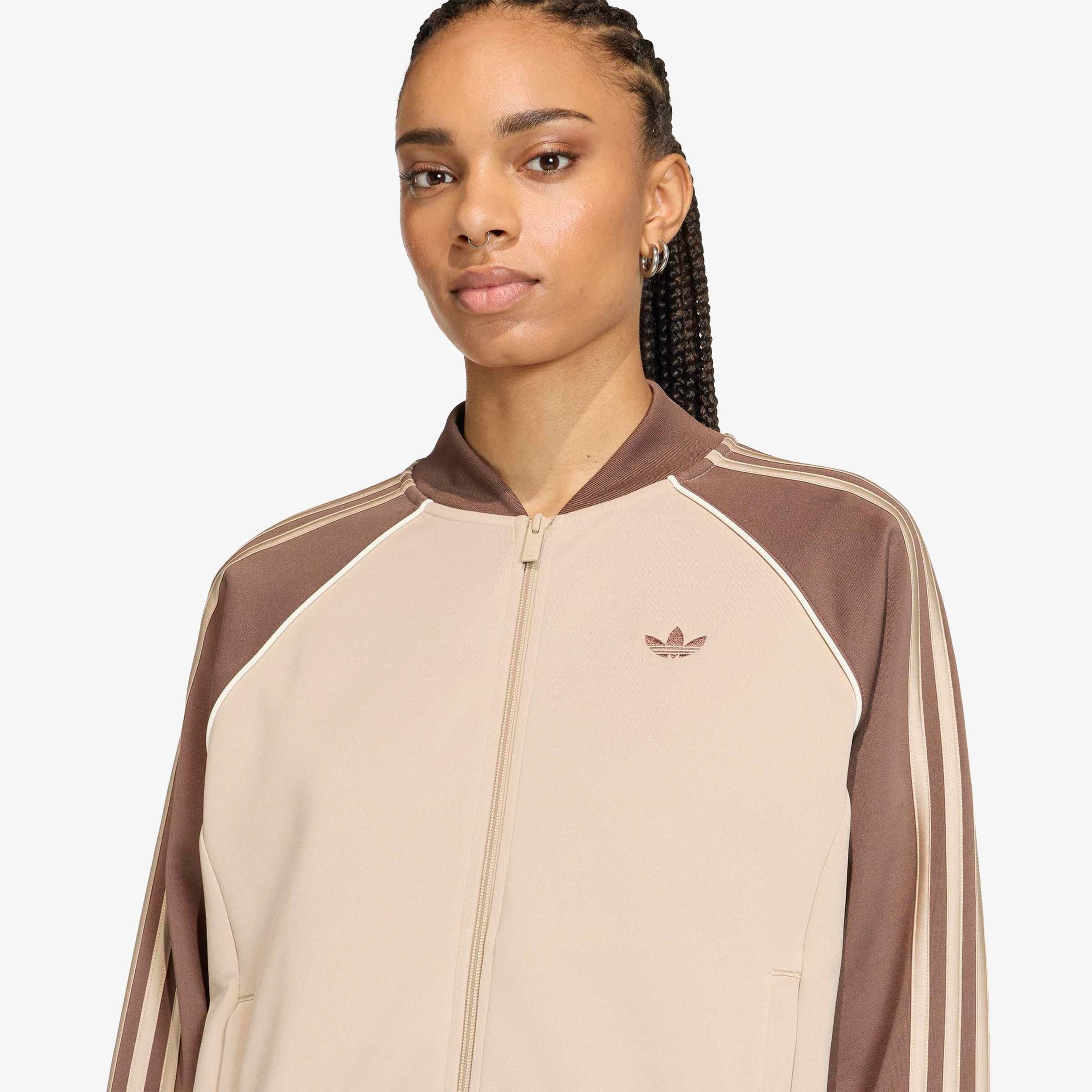 adidas Sst Loose Tt Kadın Bej Ceket