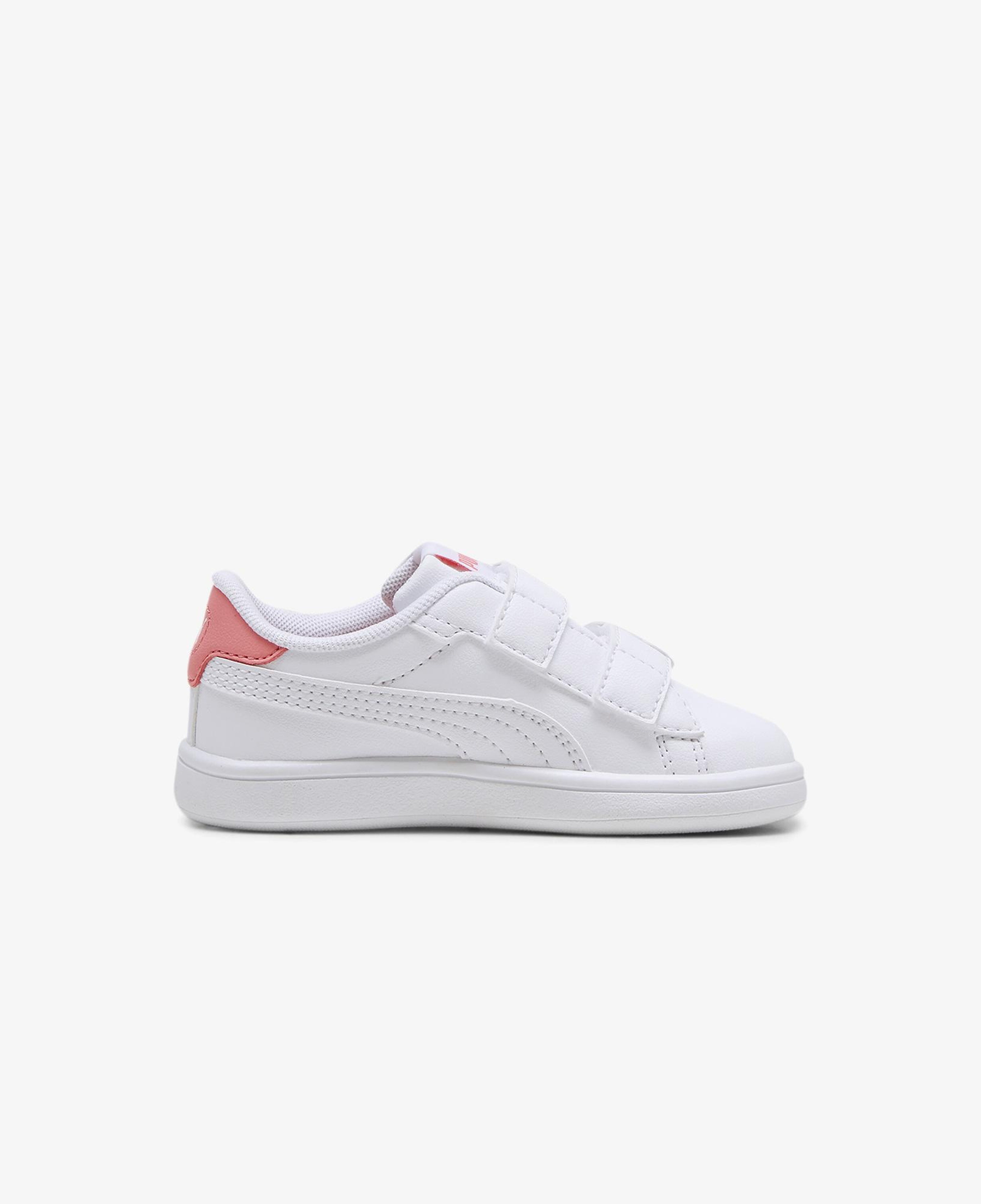 Puma Smash 3.0 Badges Bebek Beyaz Spor Ayakkabı