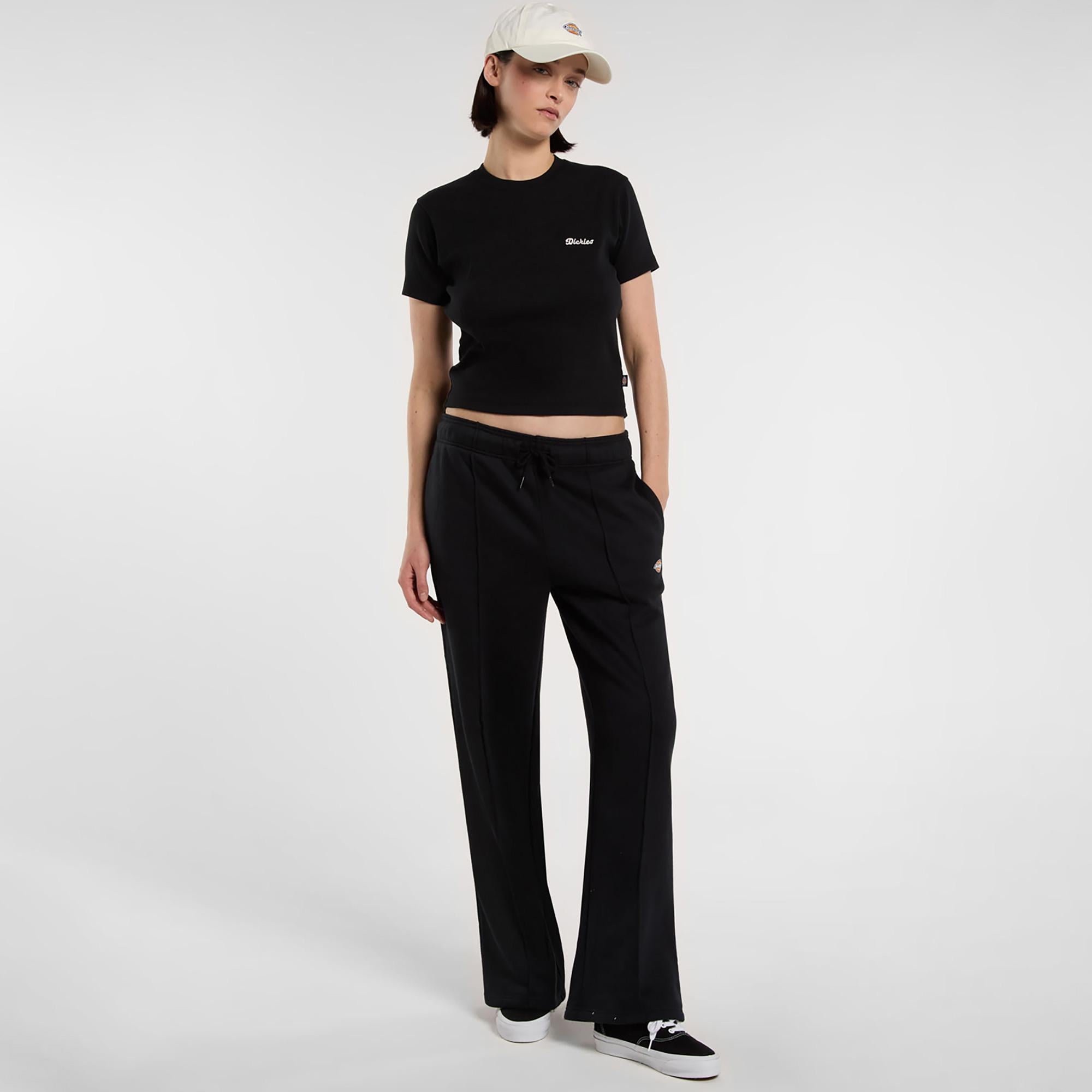 Dickies Mapleton Straight Kadın Siyah Pantolon