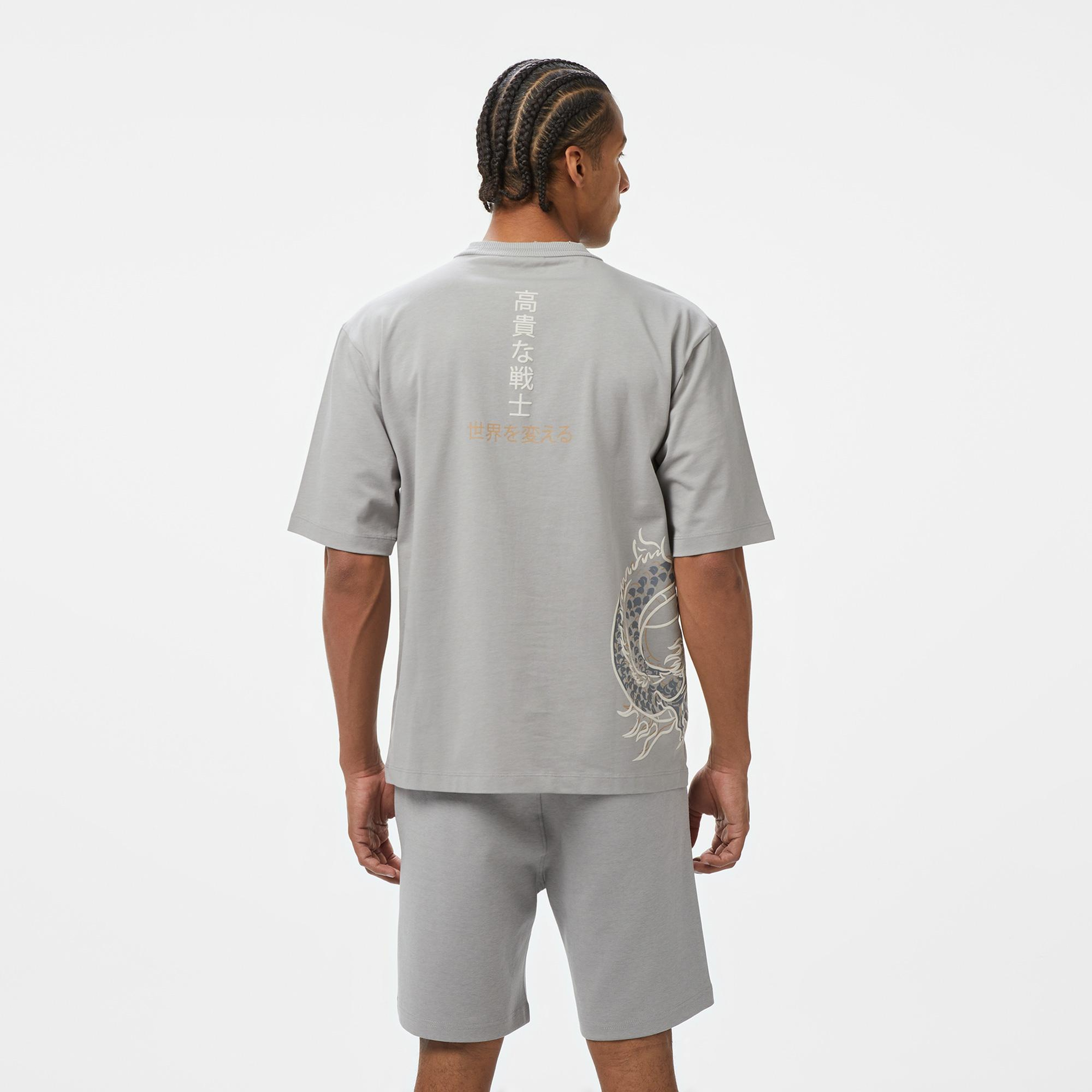 UNITED4 Classic Erkek Gri T-Shirt