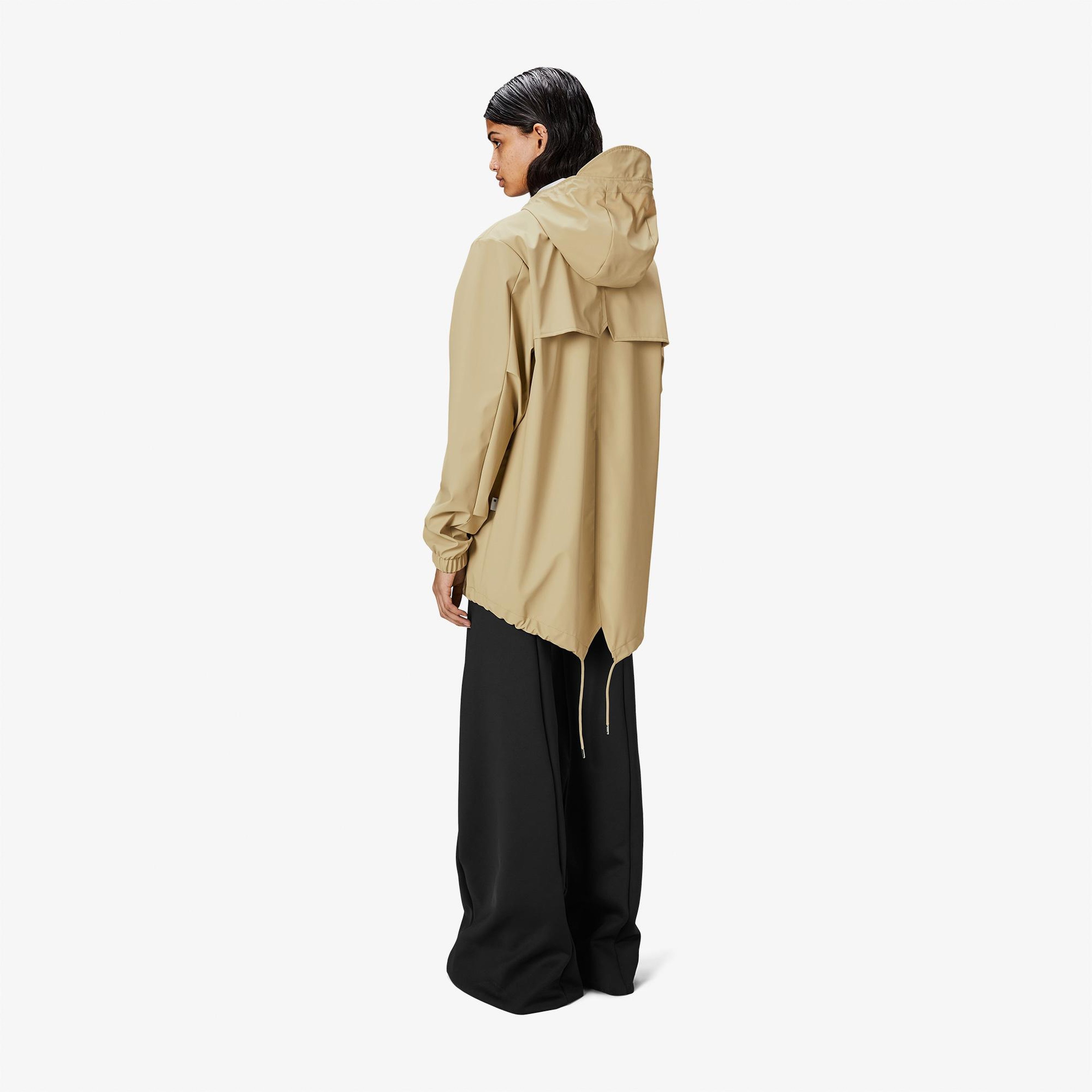 Rains Fishtail W3 Unisex Krem Yağmurluk