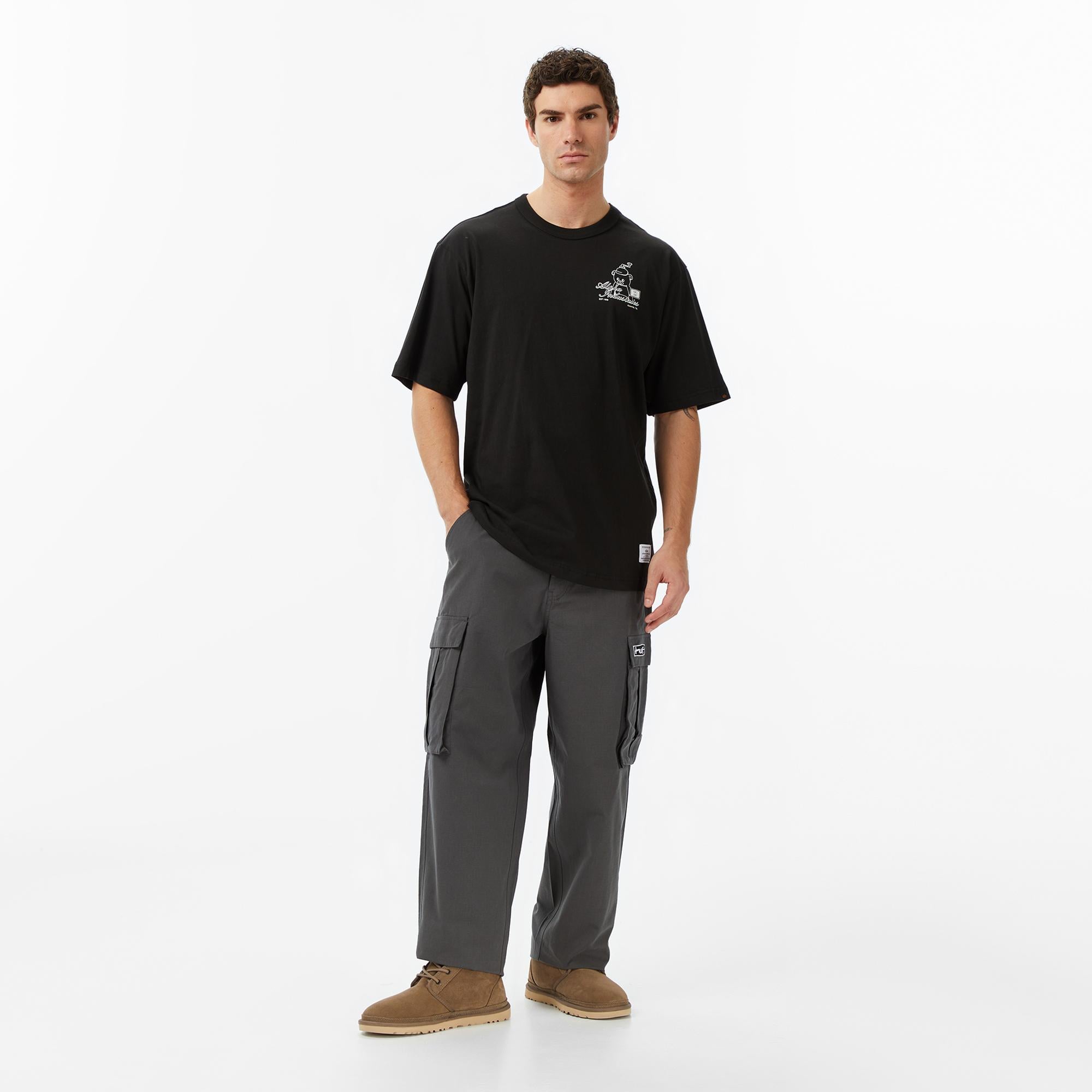 Huf Mateo Cargo Erkek Siyah Pantolon