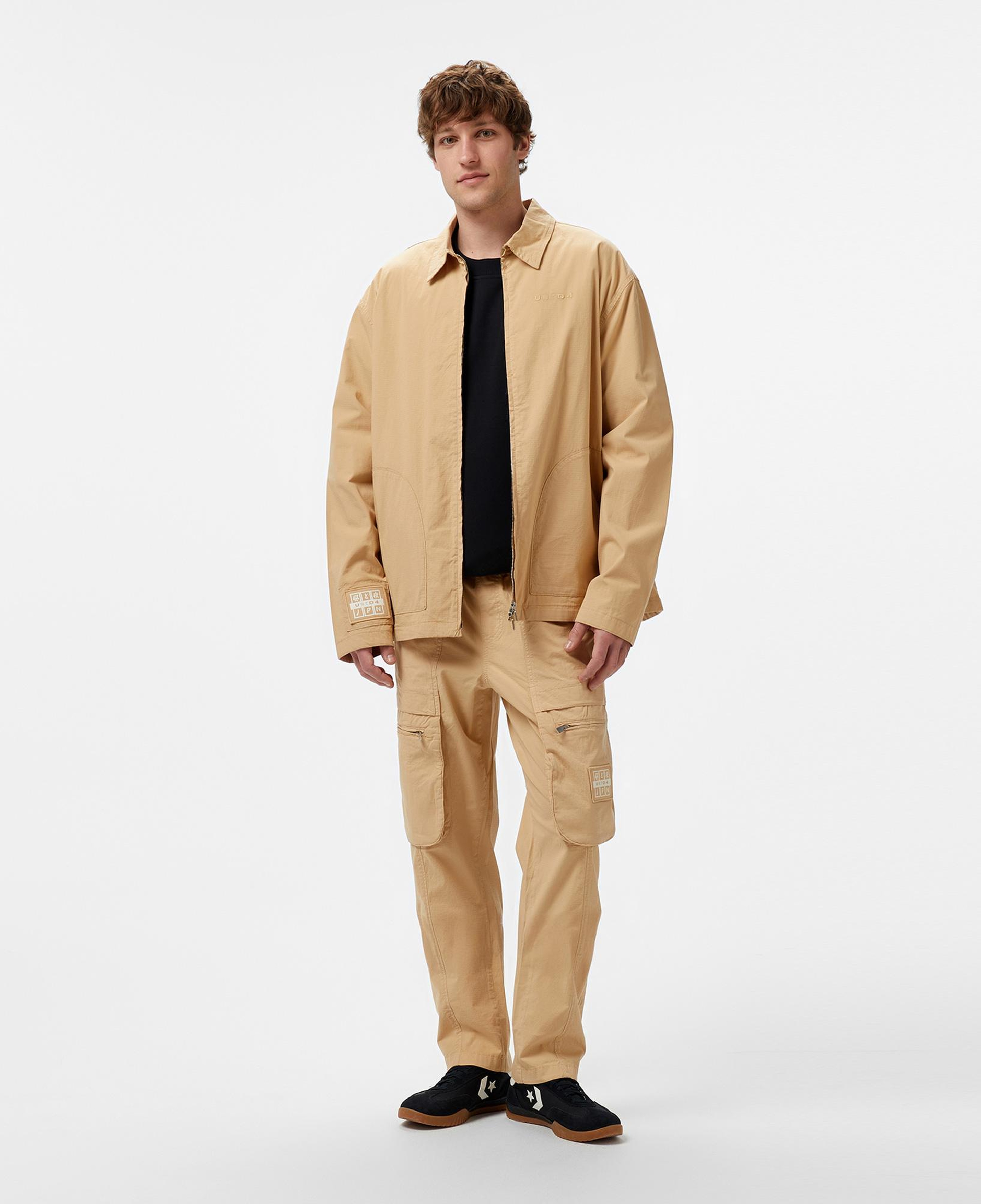 UNITED4 Oversize Erkek Kahverengi Mont