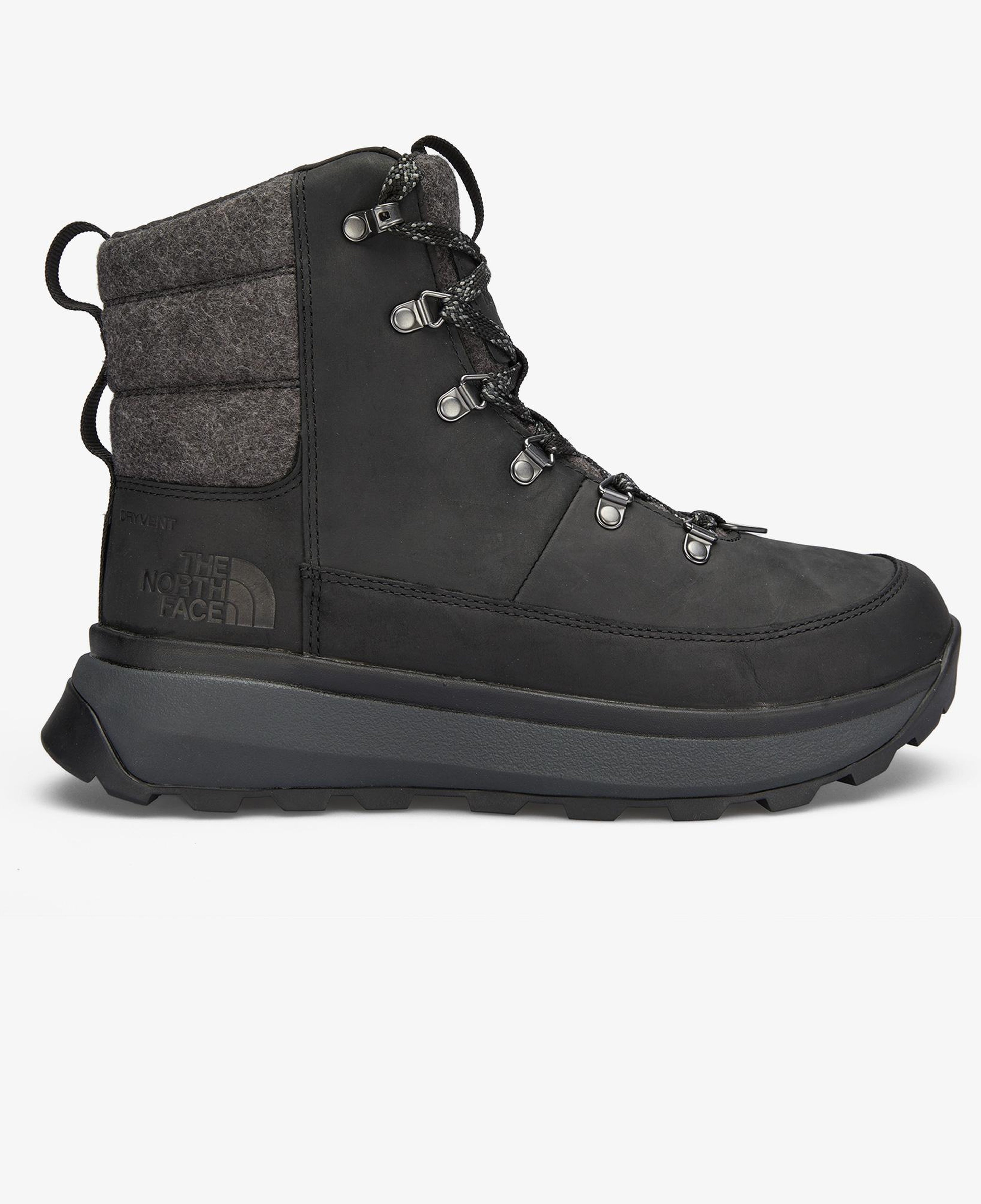 The North Face Bergen Deri Erkek Gri Su Geçirmez Kar Botu