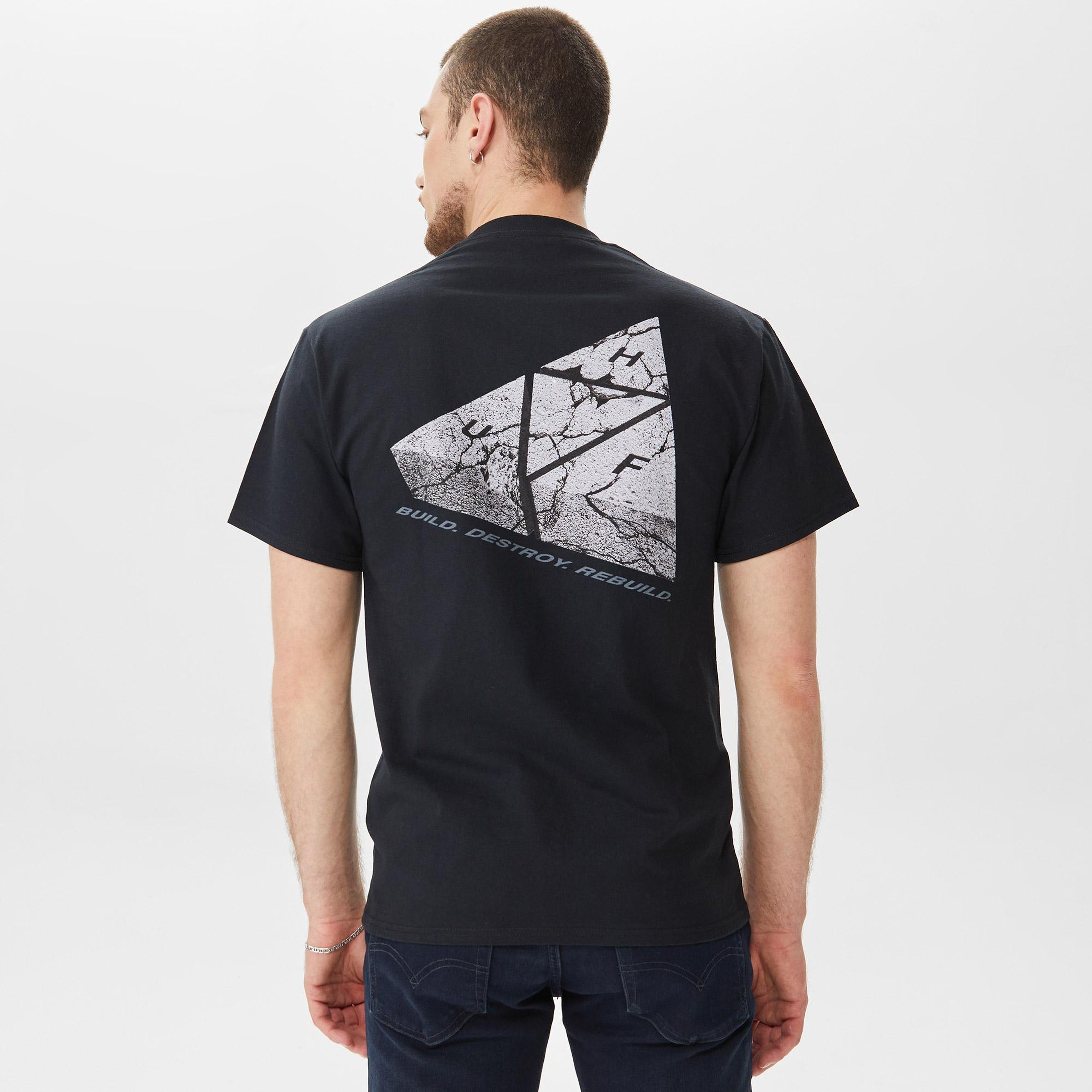 Huf Withstand Erkek Siyah T-Shirt