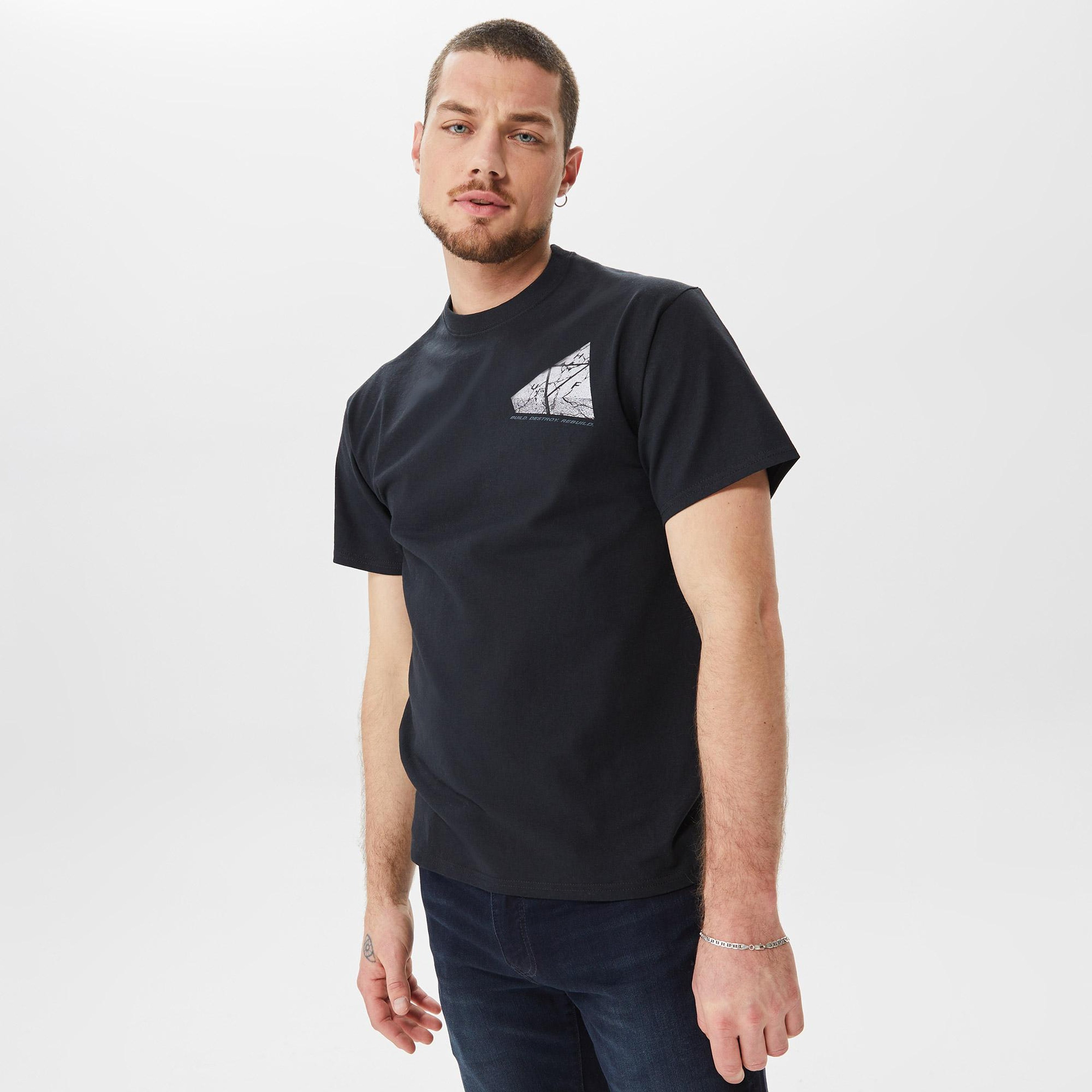 Huf Withstand Erkek Siyah T-Shirt