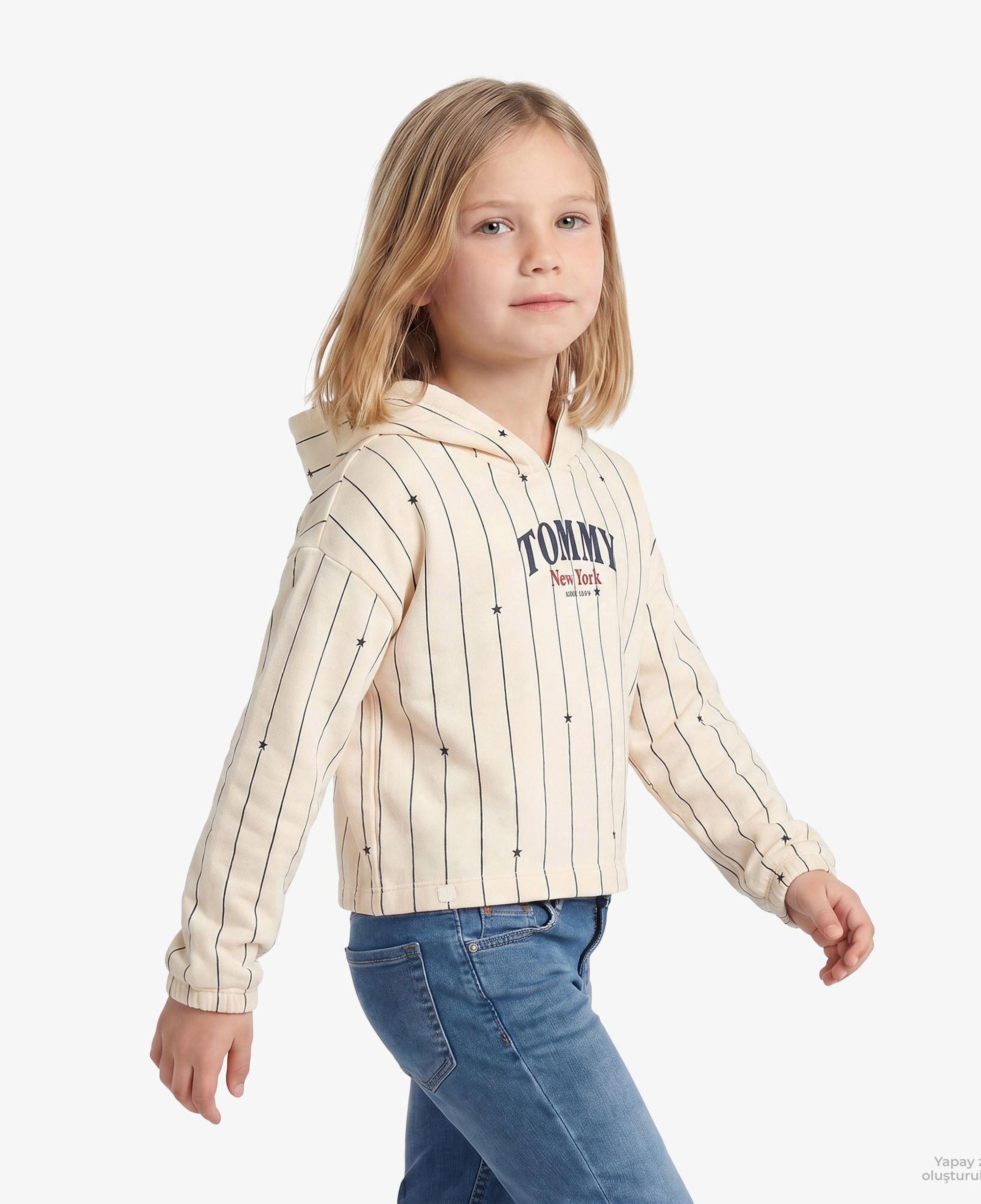 Tommy Hilfiger Çocuk Bej Sweatshirt