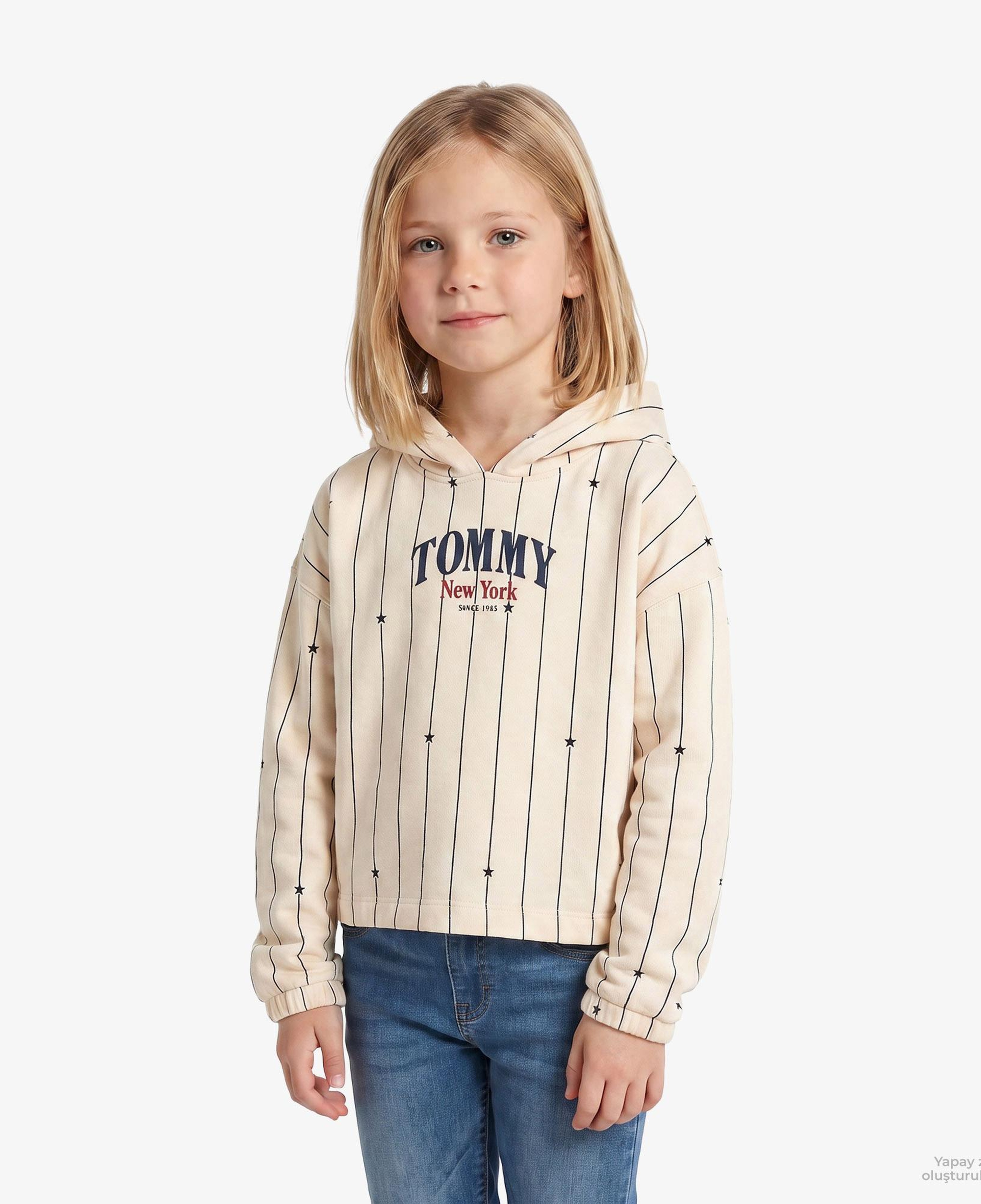Tommy Hilfiger Çocuk Bej Sweatshirt