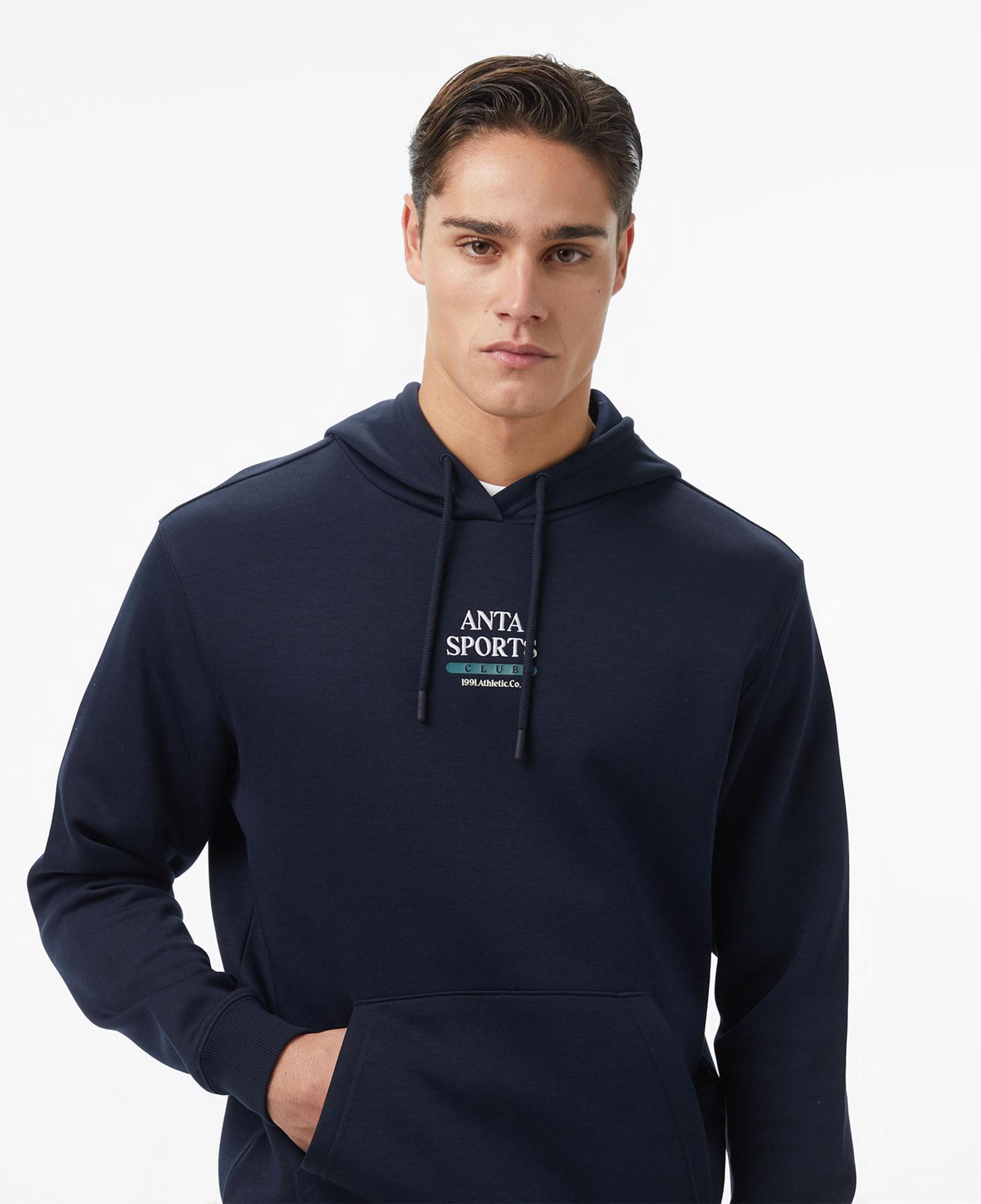 Anta Beach Party Erkek Mavi Sweatshirt