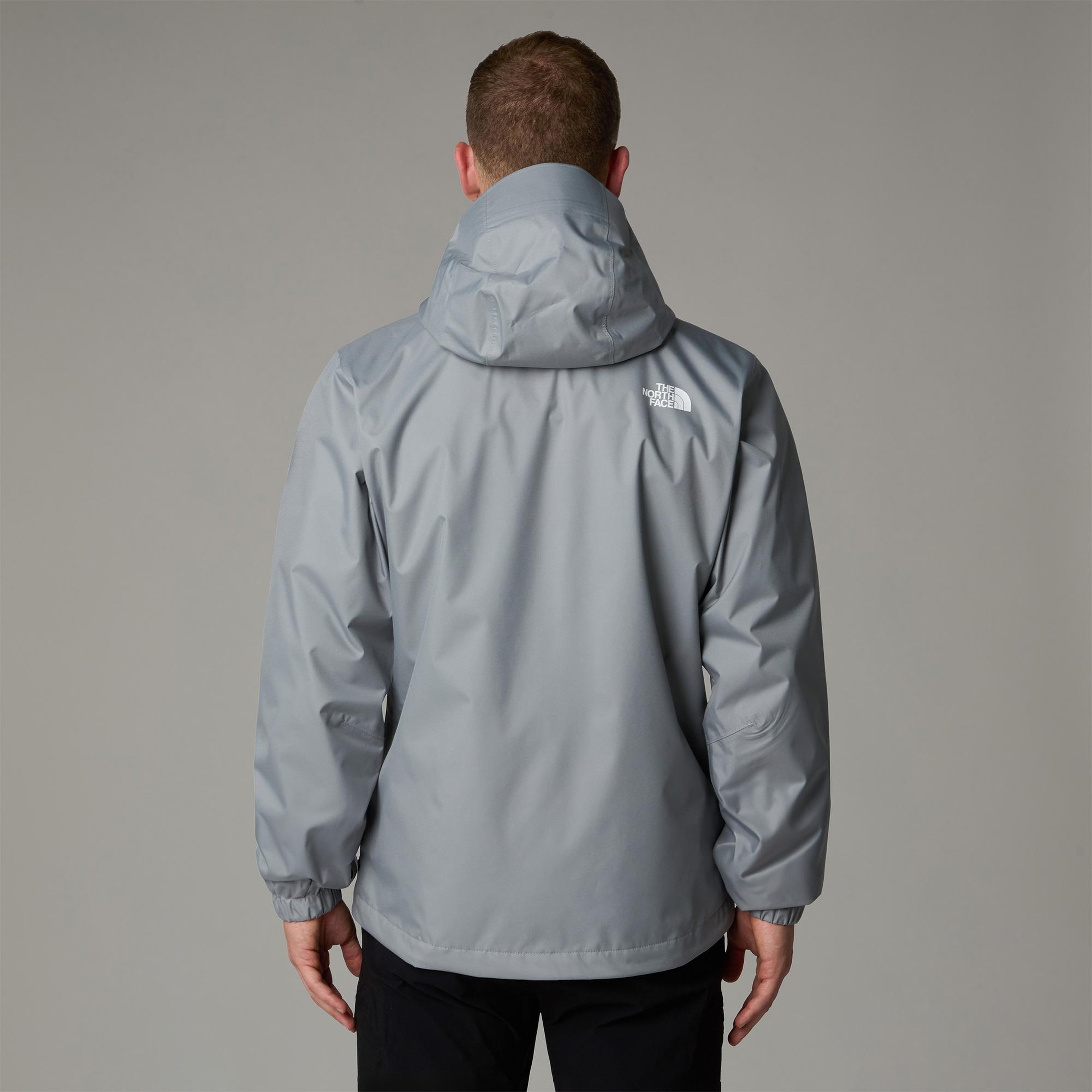 The North Face Quest Kapüşonlu Erkek Gri Mont