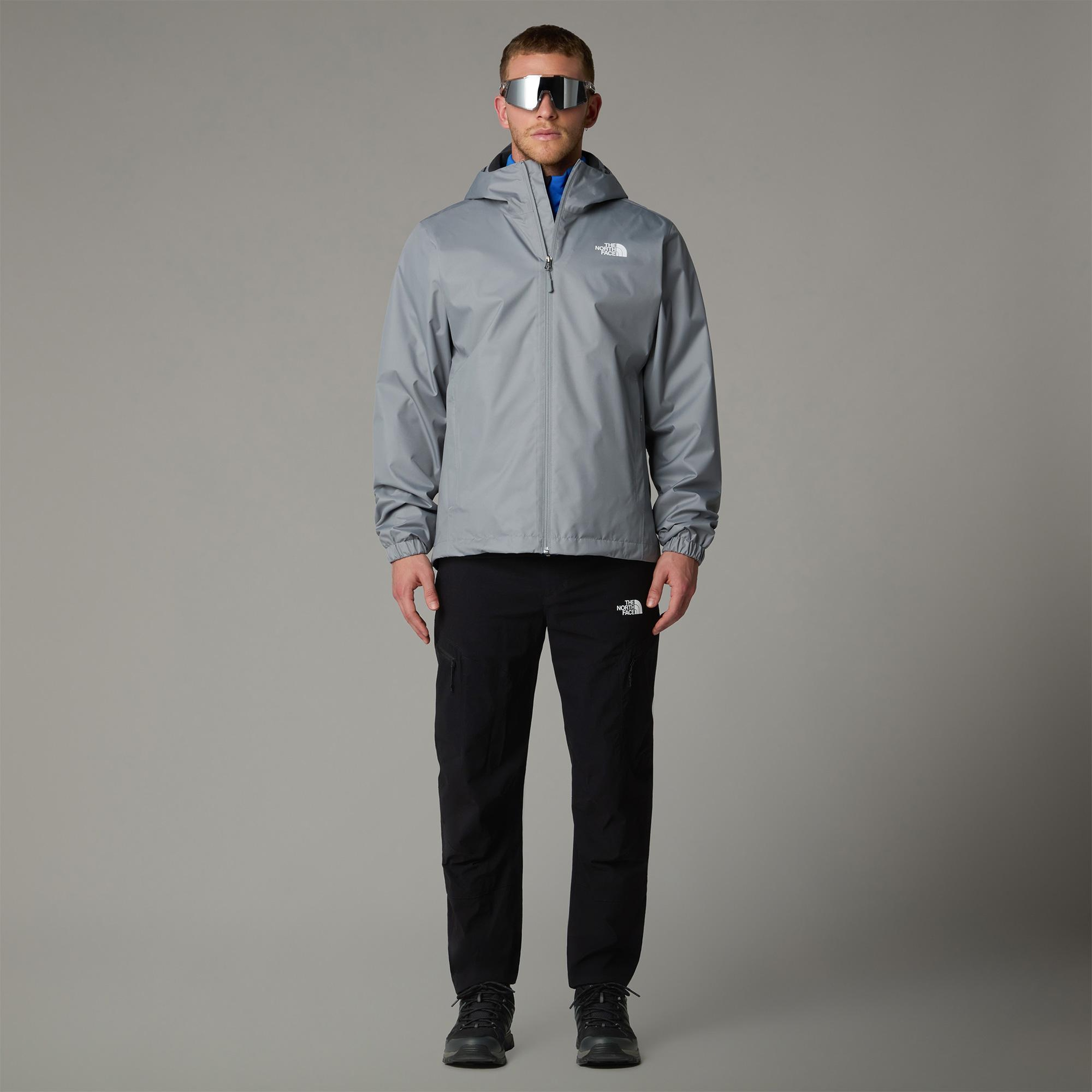 The North Face Quest Kapüşonlu Erkek Gri Mont
