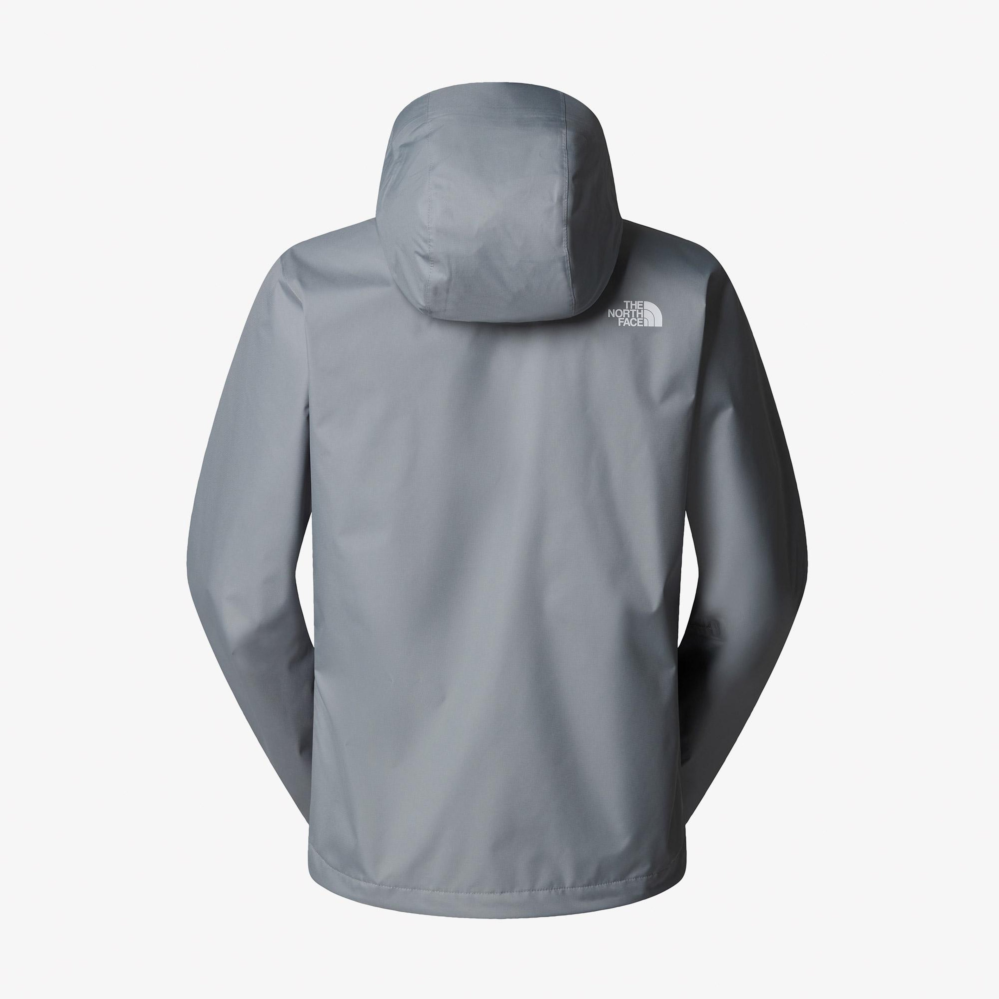 The North Face Quest Kapüşonlu Erkek Gri Mont
