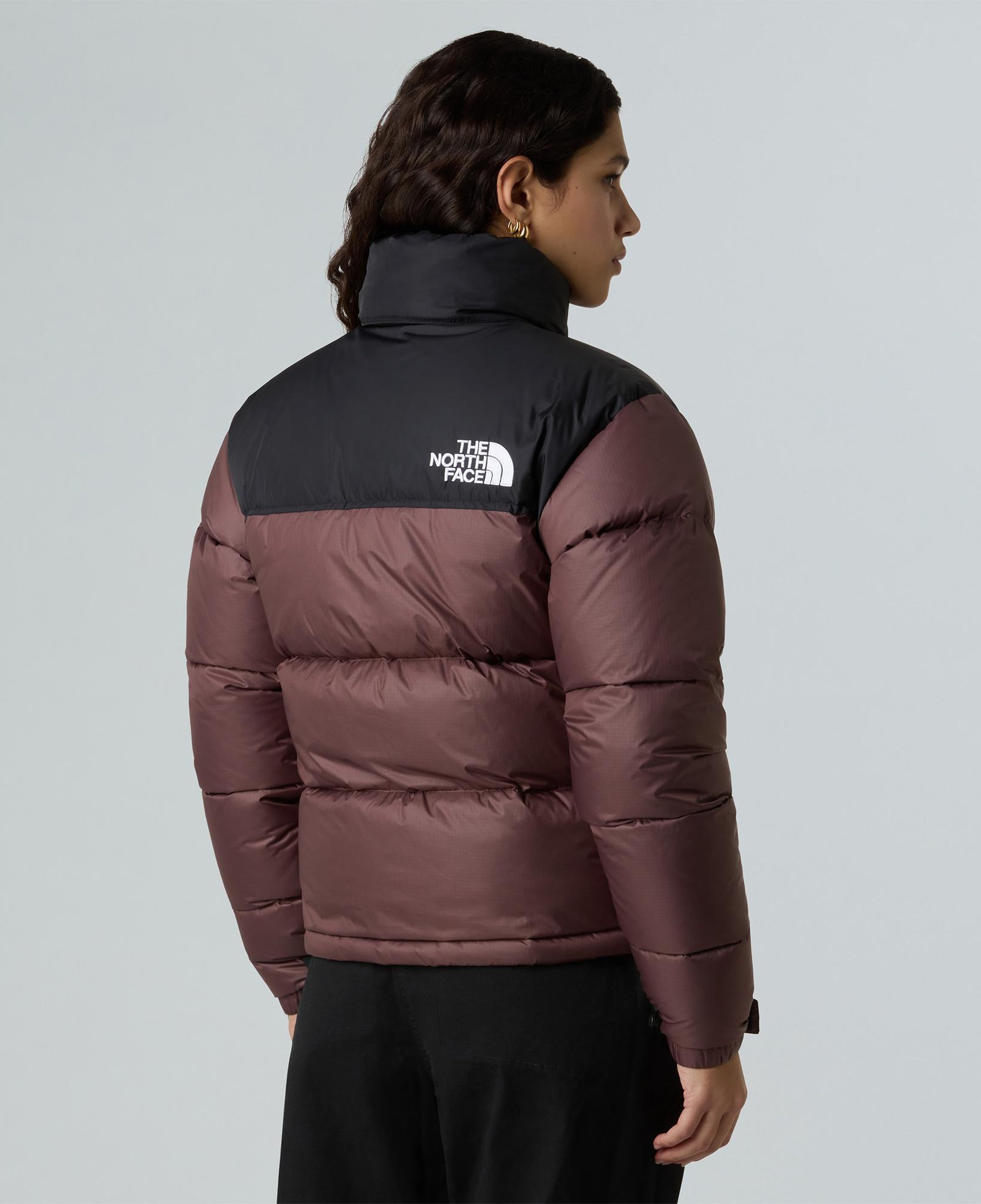 The North Face Kadın 1996 Retro Nuptse Mürdüm/Siyah Mont