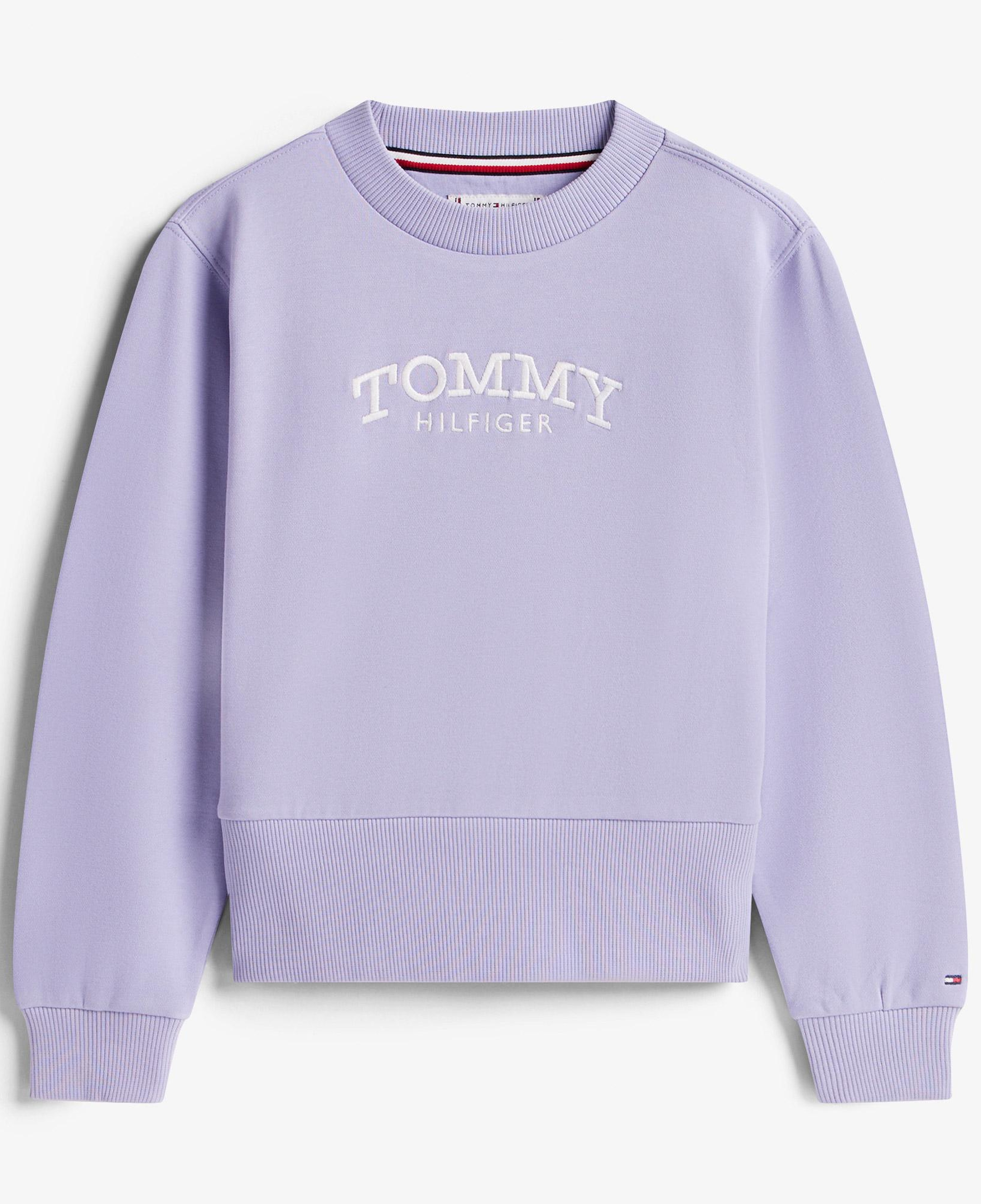 Tommy Hilfiger Crew Neck Çocuk Mavi Sweatshirt