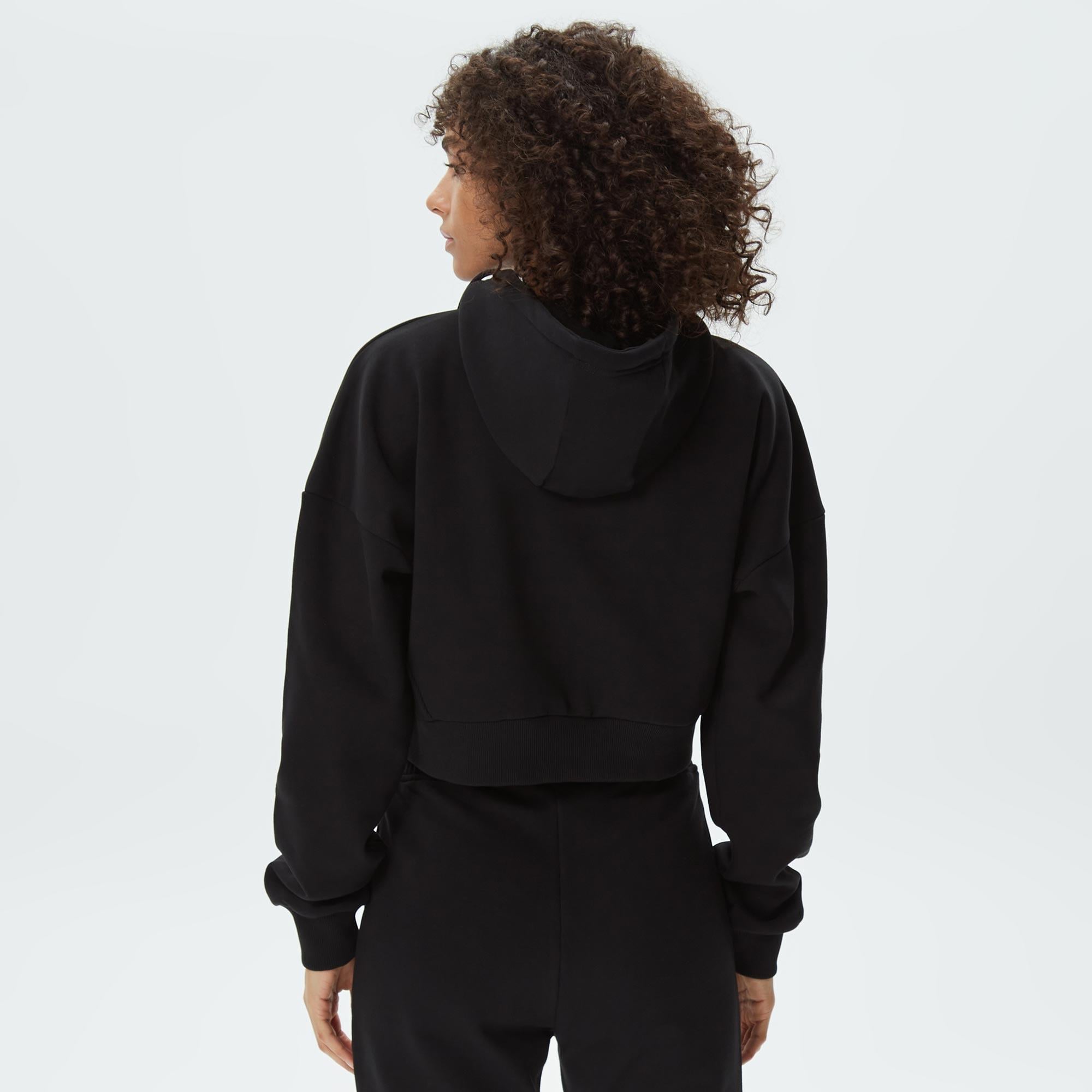 UNITED4 Classic Kadın Siyah Hoodie