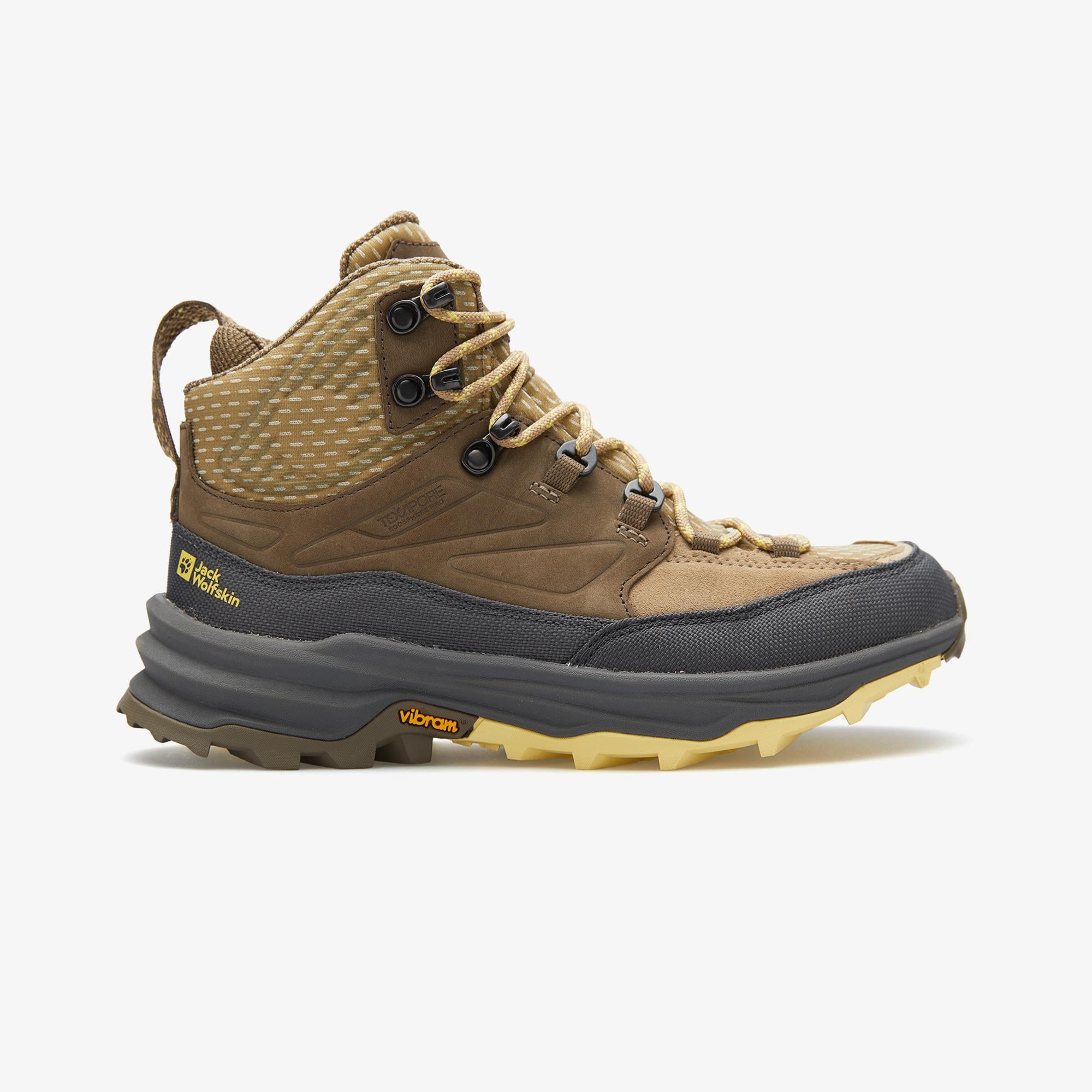 Jack Wolfskin Cyrox Texapore Mid Kadın Kahverengi Bot