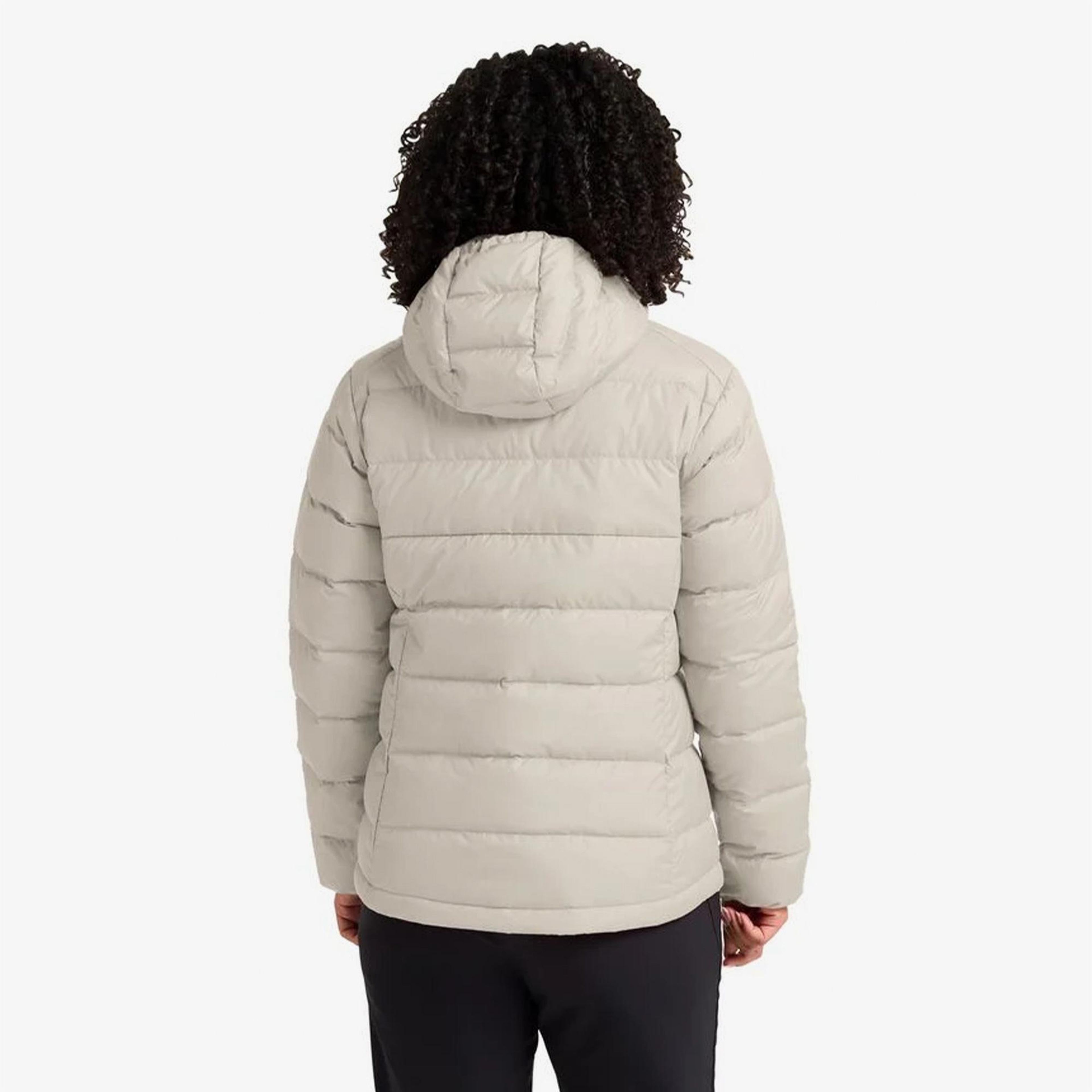 Jack Wolfskin Ather Down Hoody Kadın Gri Mont