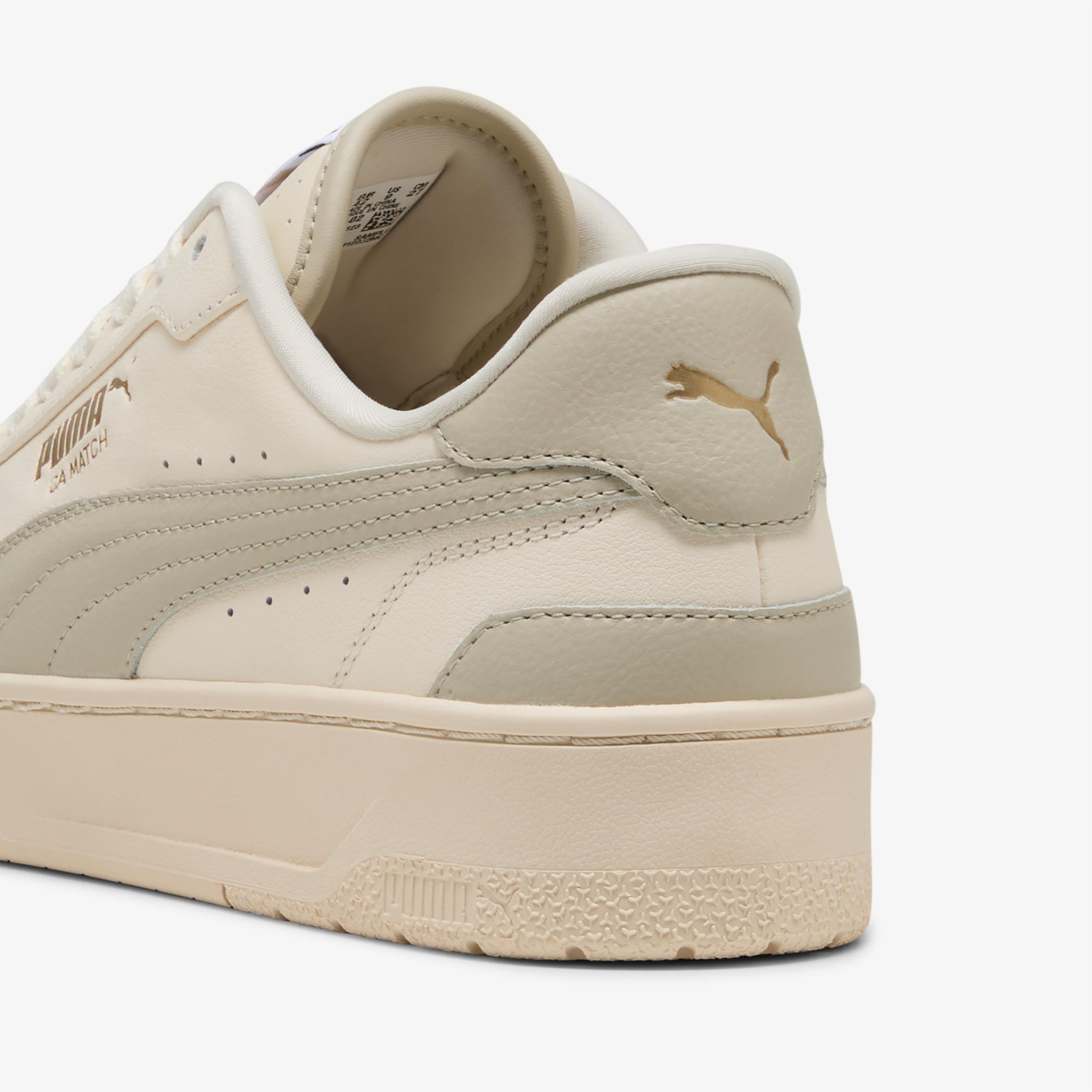 Puma CA Match Premium Kadın Bej Spor Ayakkabı