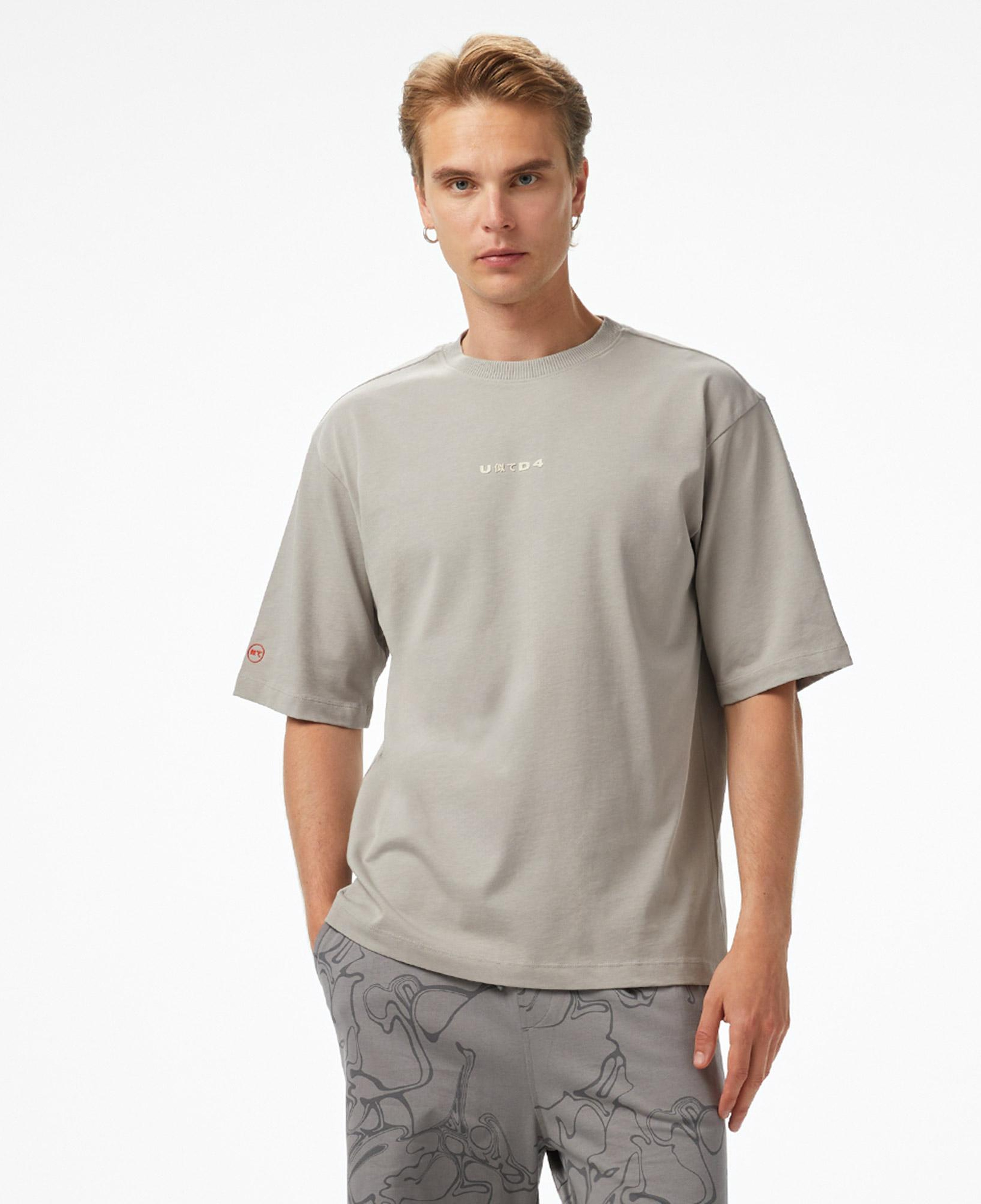 UNITED4 Erkek Gri T-Shirt