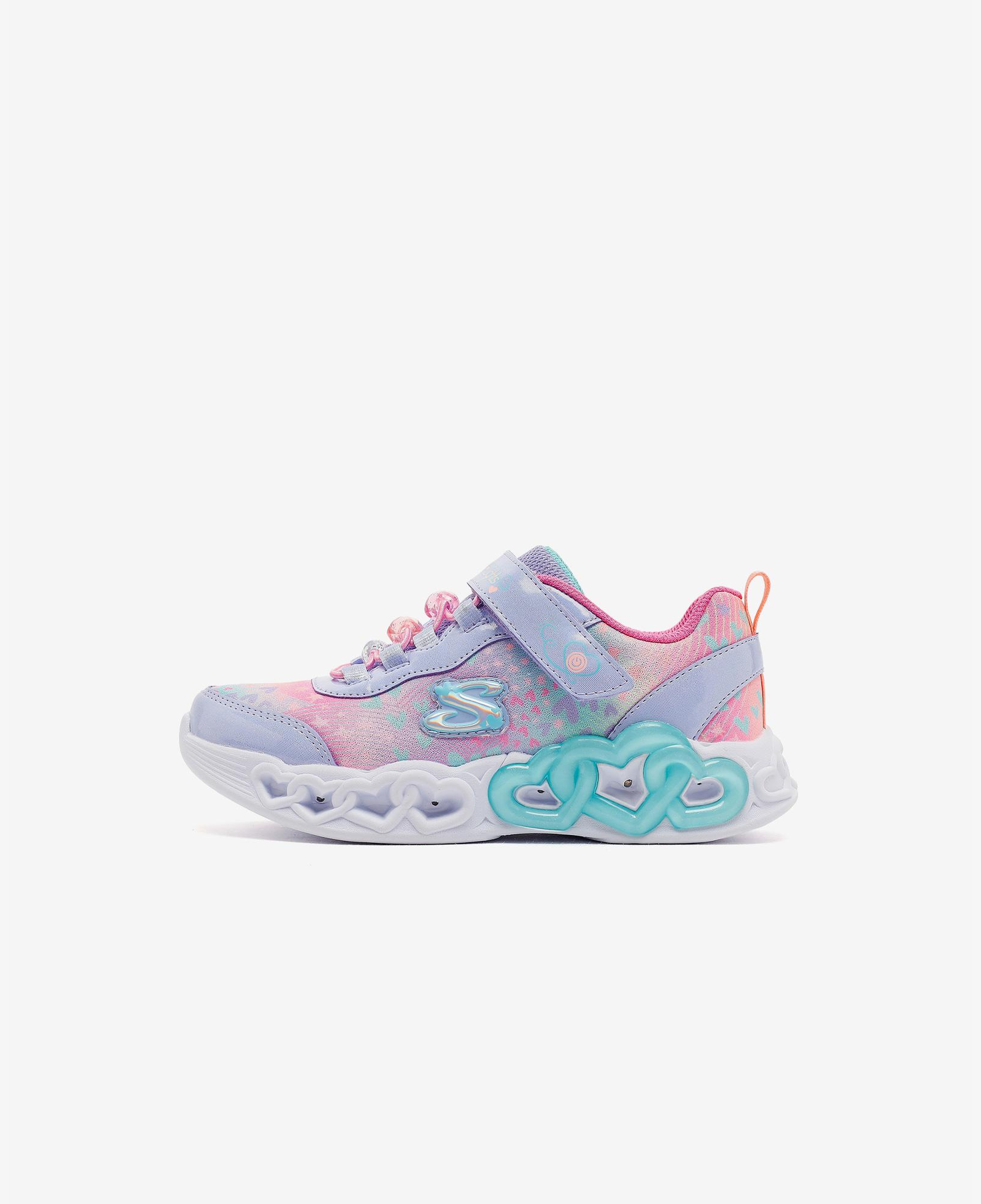 Skechers Infınite Heart Lights Çocuk Mor Spor Ayakkabı