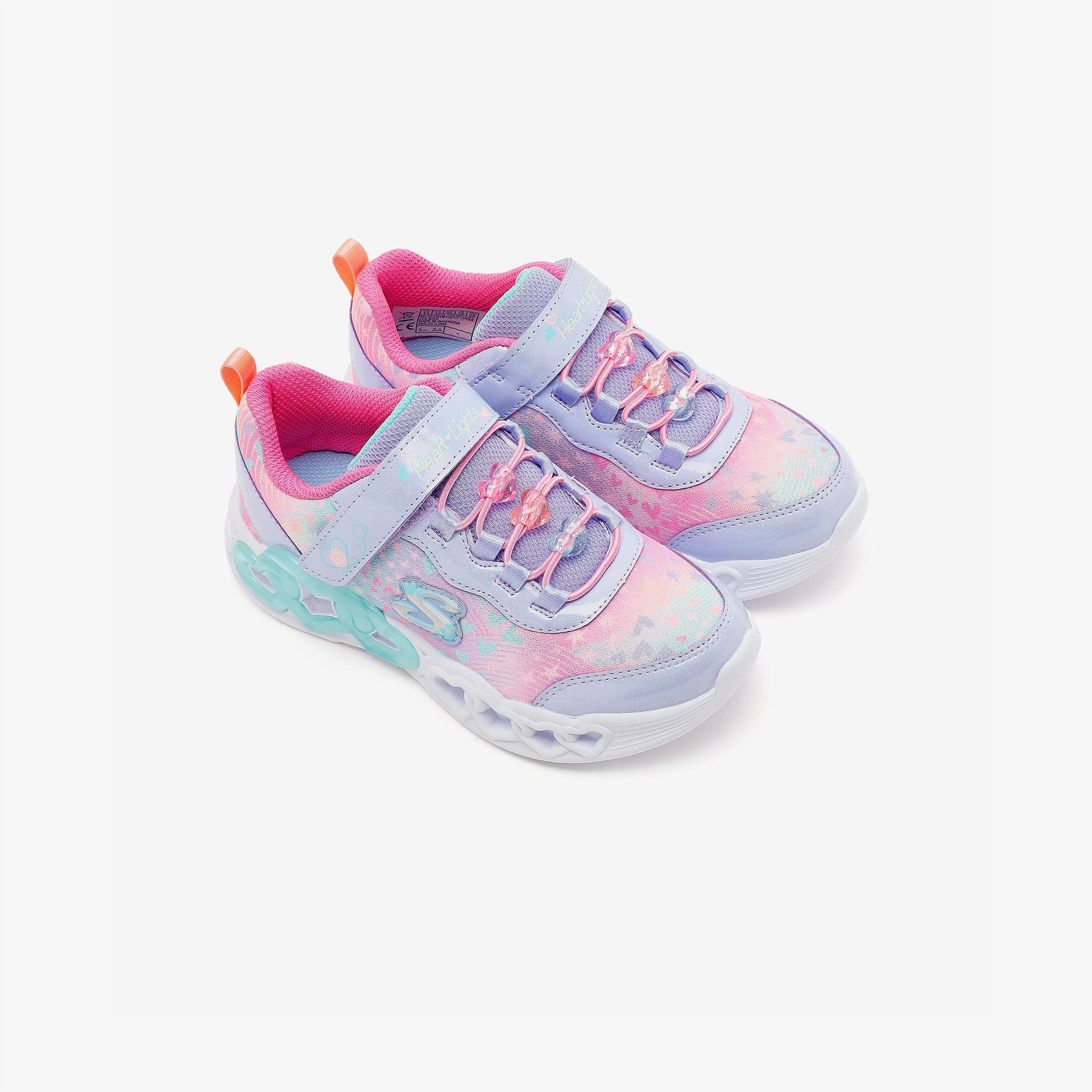 Skechers Infınite Heart Lights Çocuk Mor Spor Ayakkabı