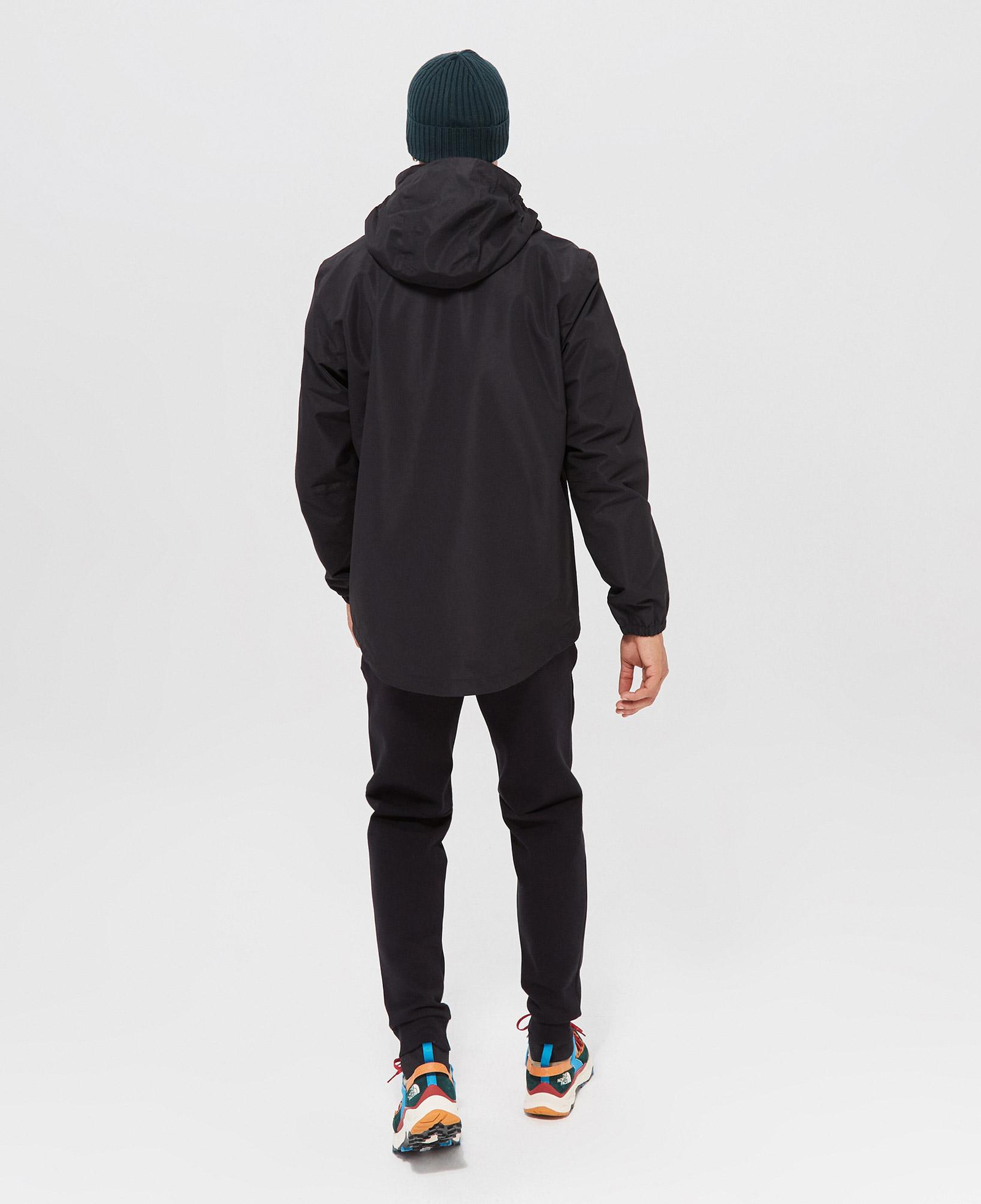 Jack Wolfskin Stormy Point 2L Erkek Siyah Su Geçirmez Mont