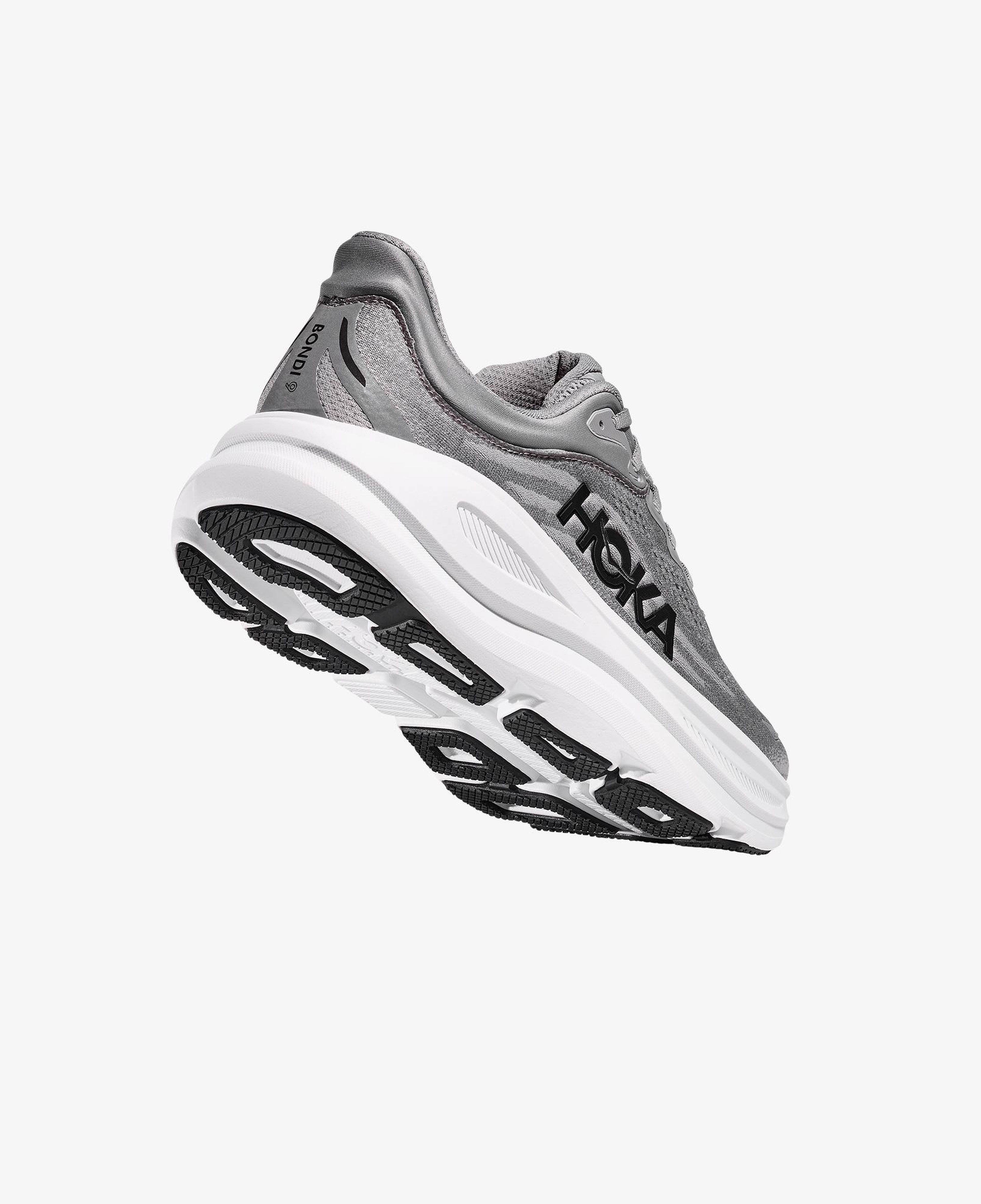 Hoka Bondi 9 Erkek Gri Spor Ayakkabı