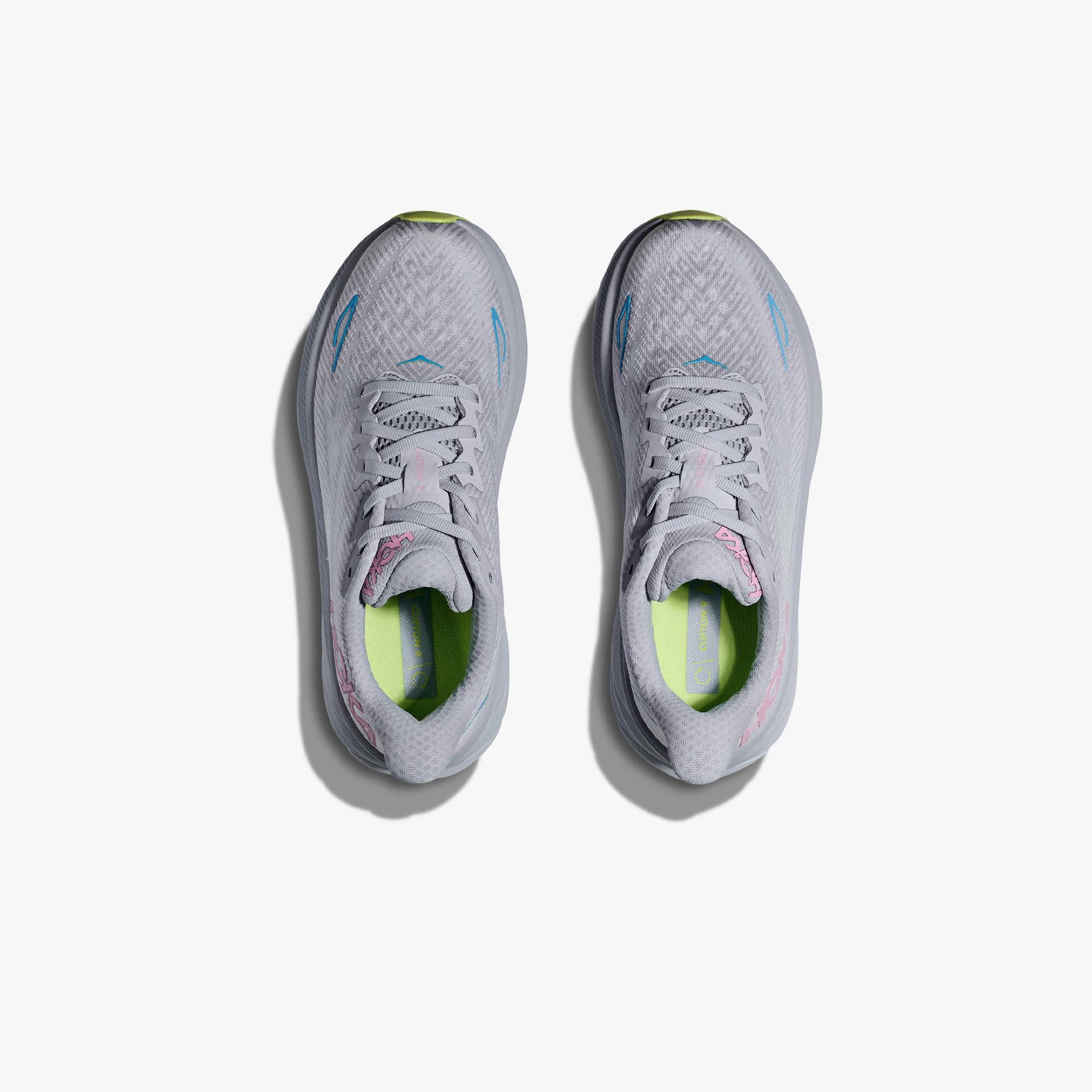Hoka Clifton 9 Kadın Gri Koşu Ayakkabısı