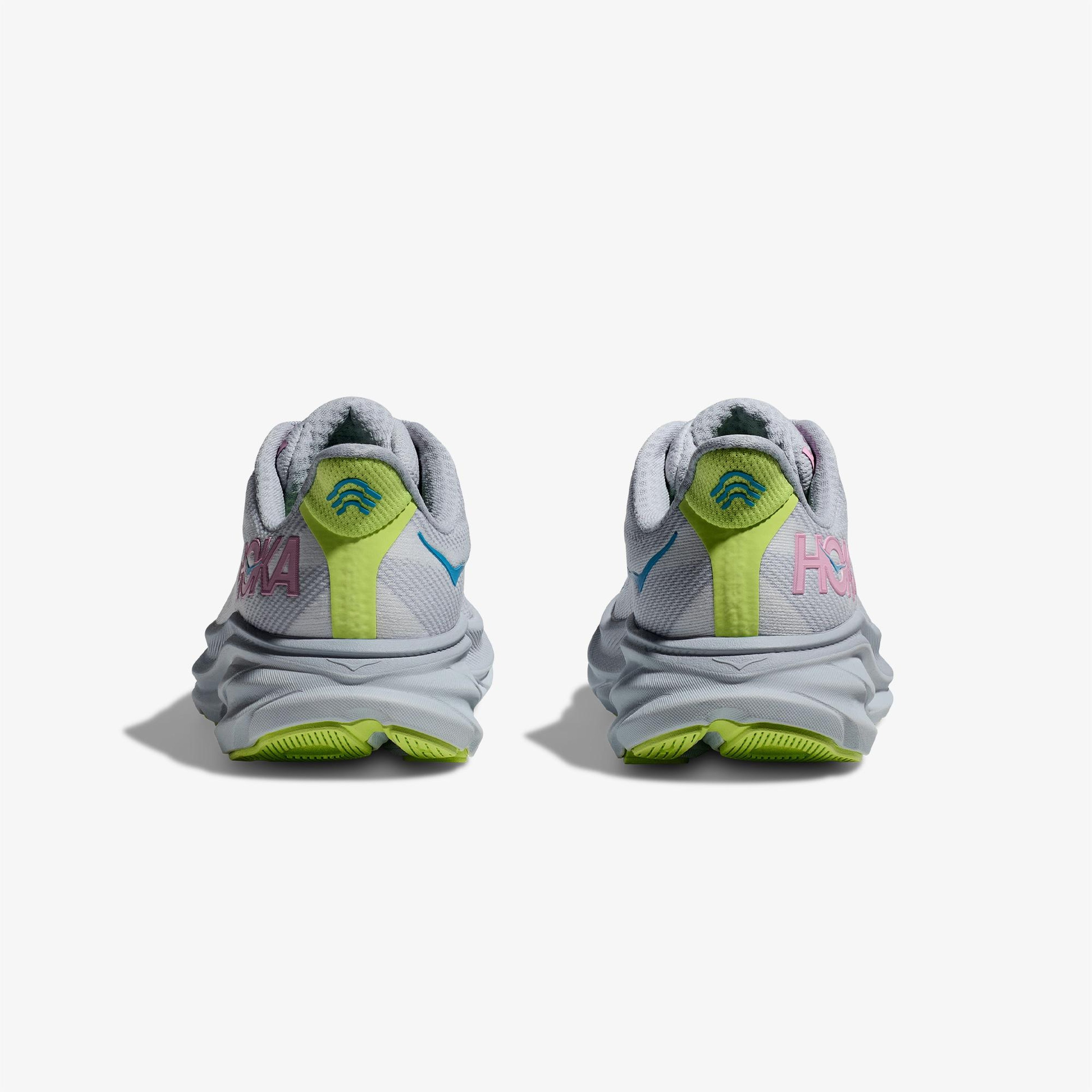 Hoka Clifton 9 Kadın Gri Koşu Ayakkabısı