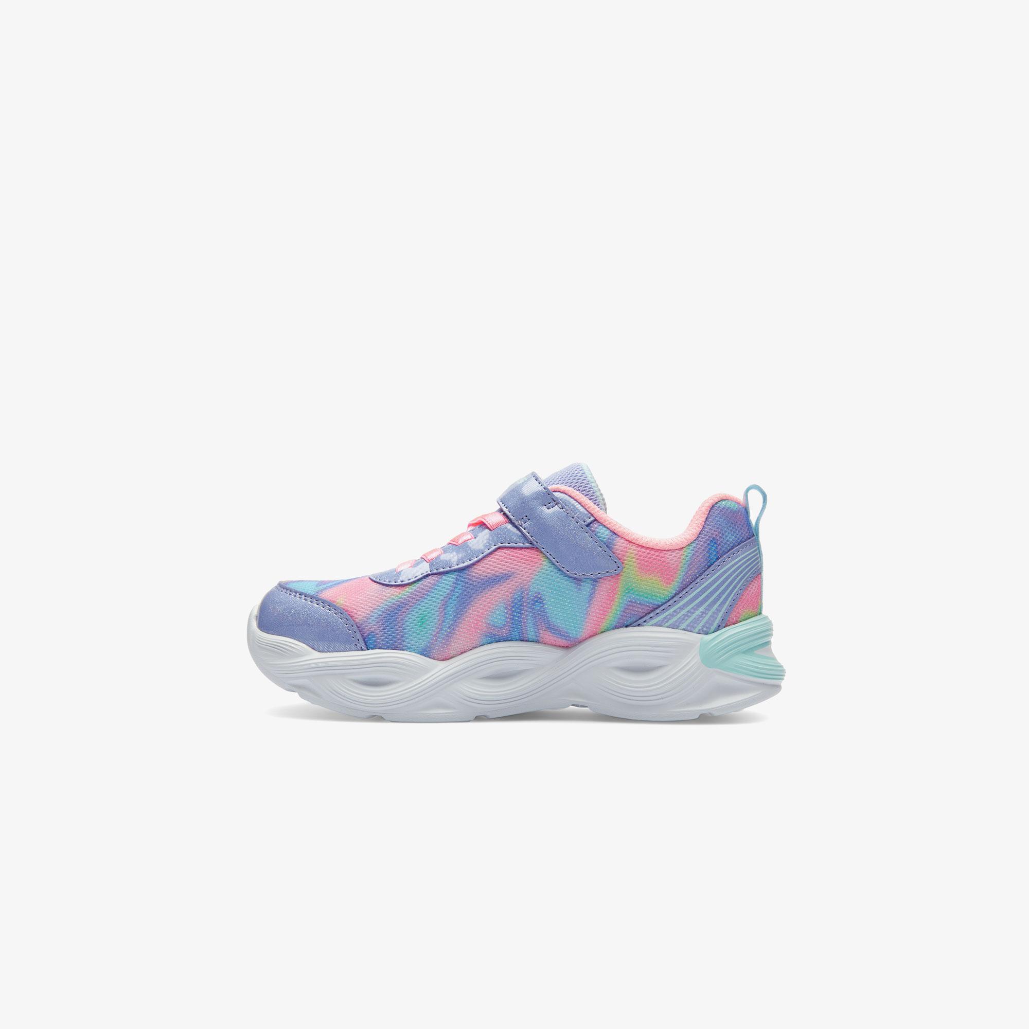 Skechers Twisty Glow Sorbet Swirl Çocuk Işıklı Renkli Spor Ayakkabı