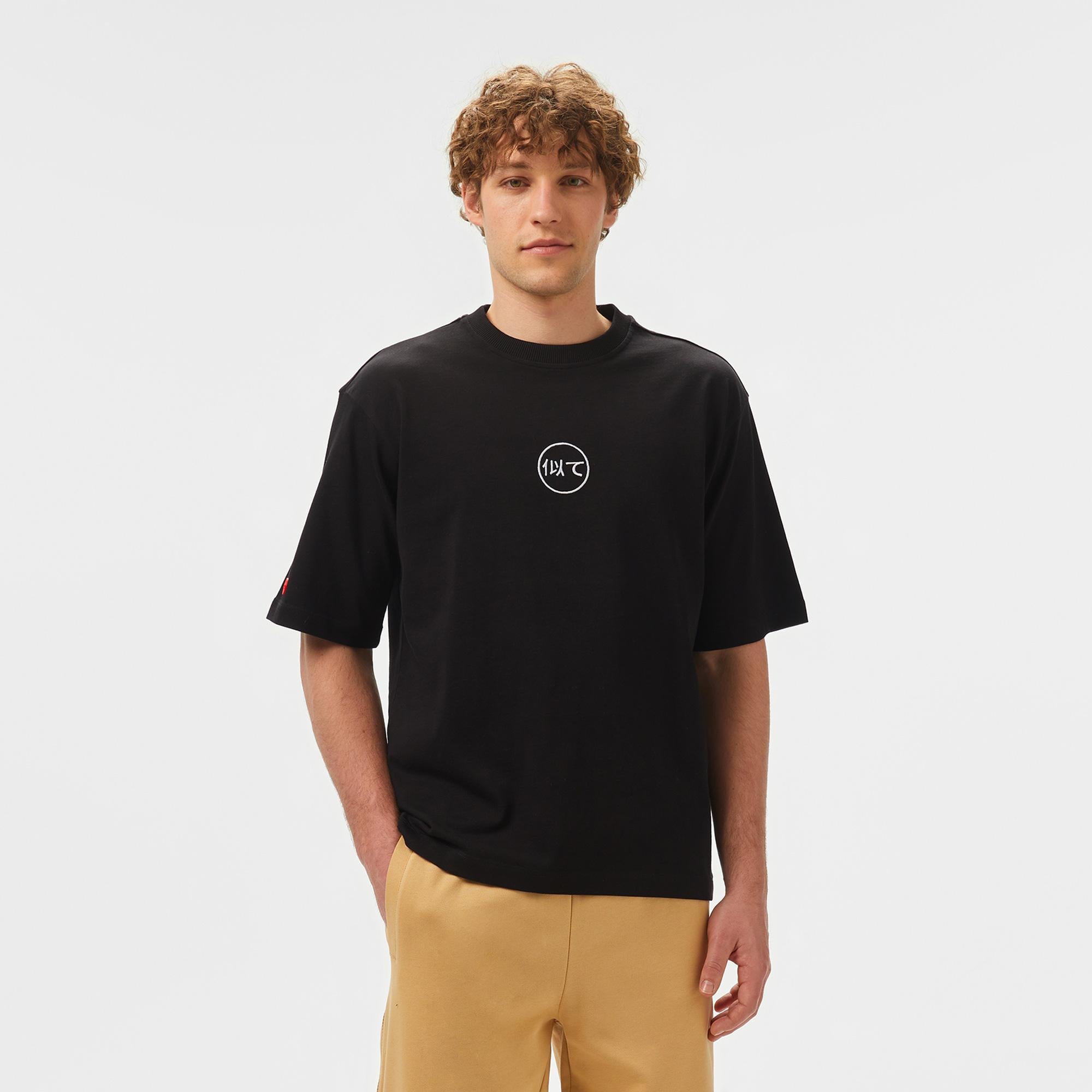 UNITED4 Erkek Siyah T-Shirt