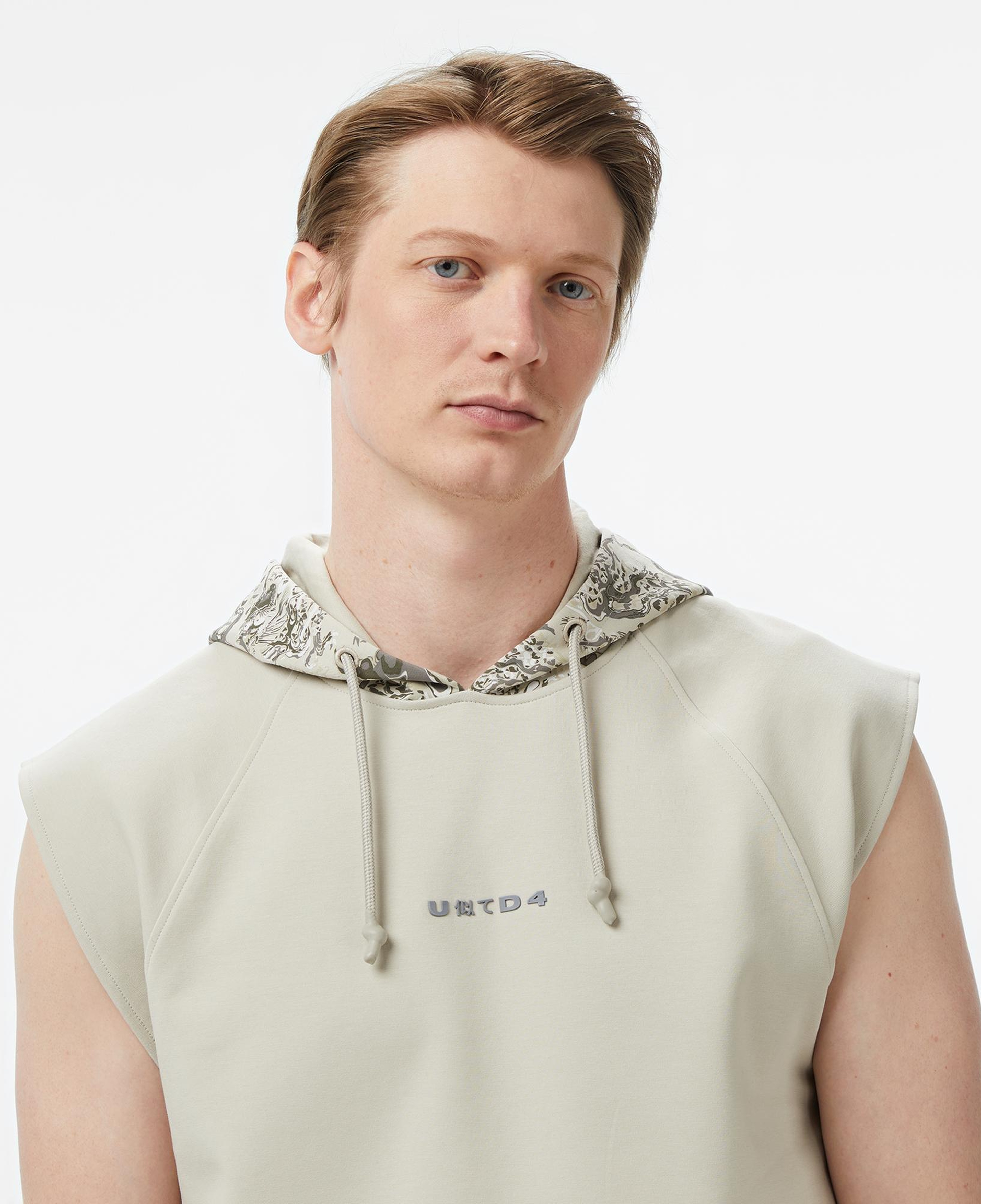 UNITED4 Comfort Fit Erkek Krem Sweatshirt