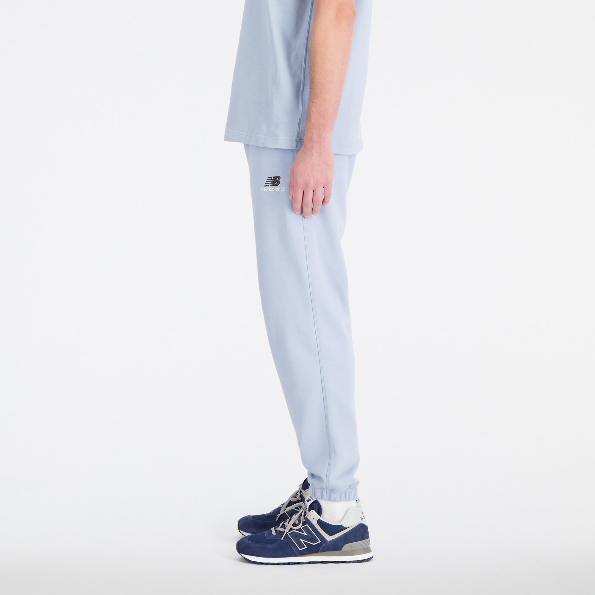 New Balance Uni-ssentials French Terry Kadın Mavi Eşofman Altı