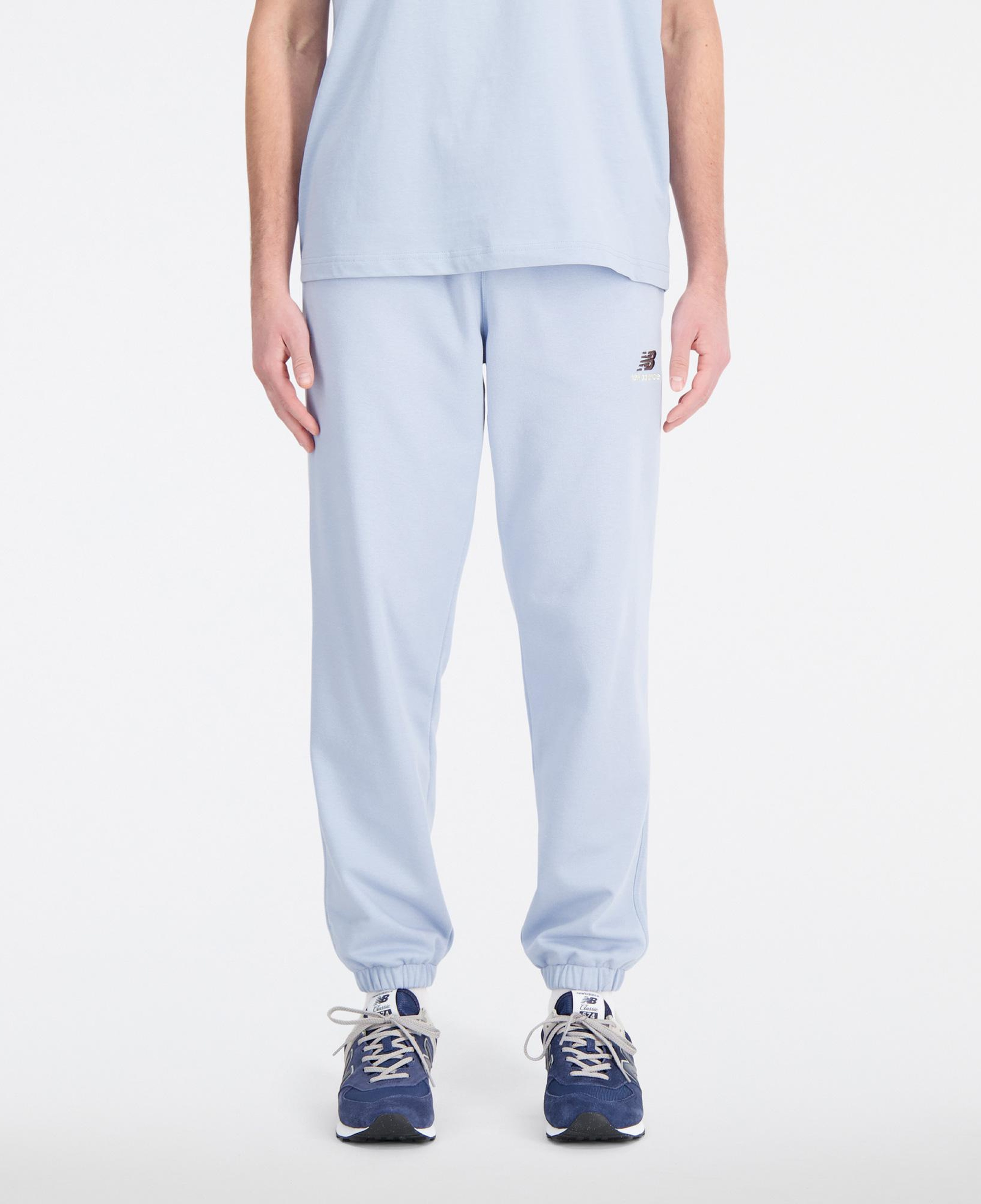 New Balance Uni-ssentials French Terry Kadın Mavi Eşofman Altı