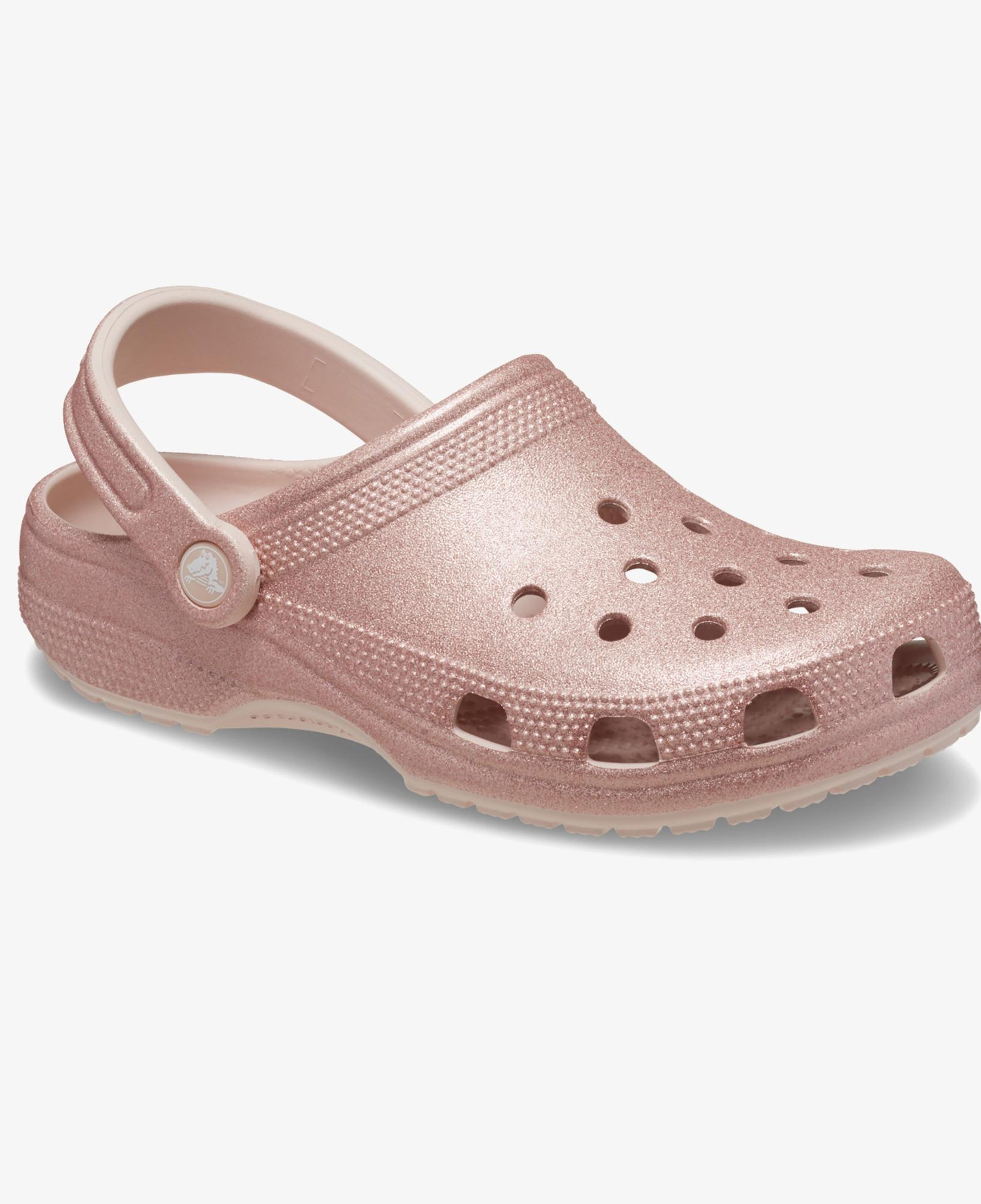Crocs Classic Glitter Clog Unisex Pembe Terlik