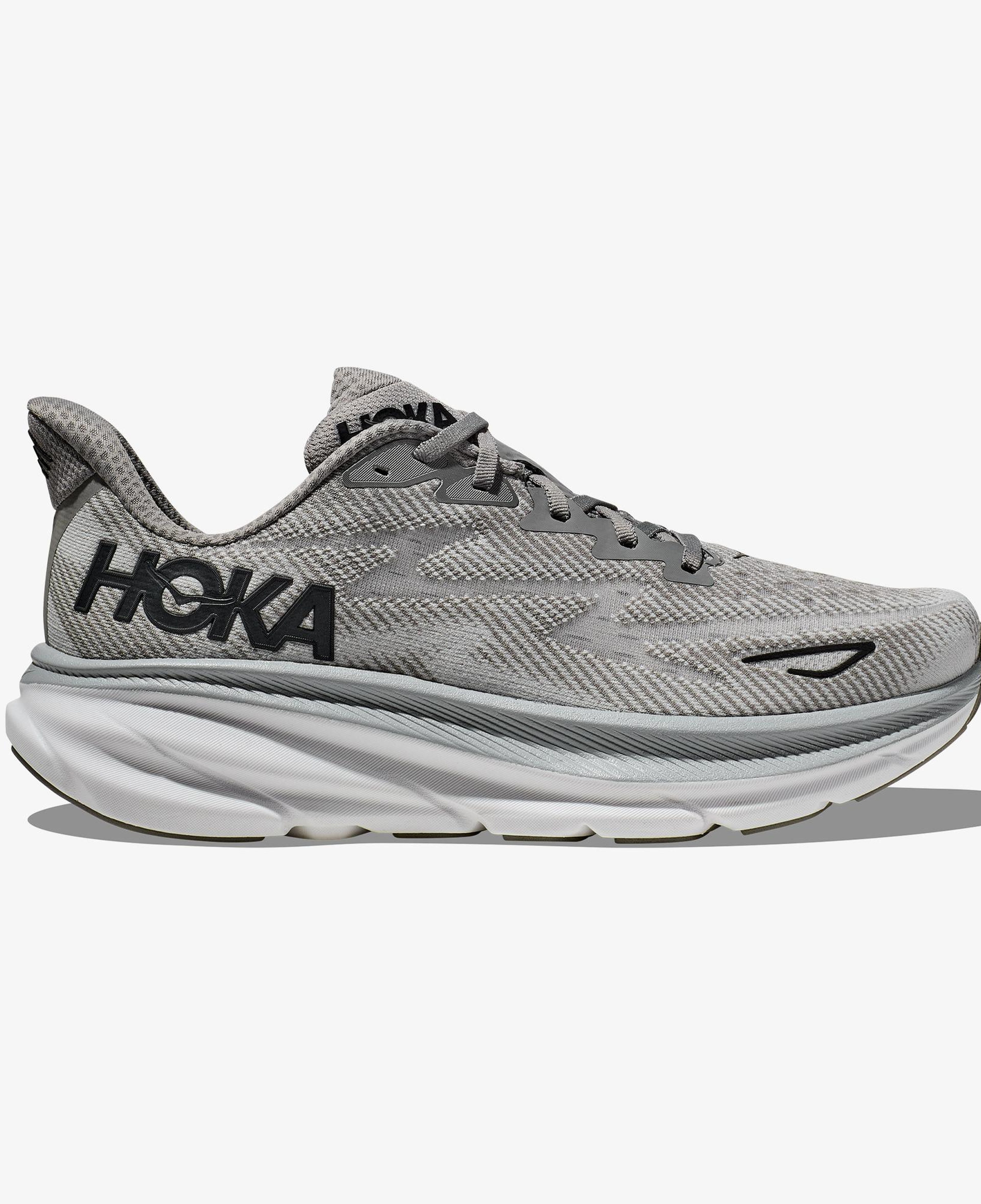Hoka Clifton 9 Erkek Gri Koşu Ayakkabısı