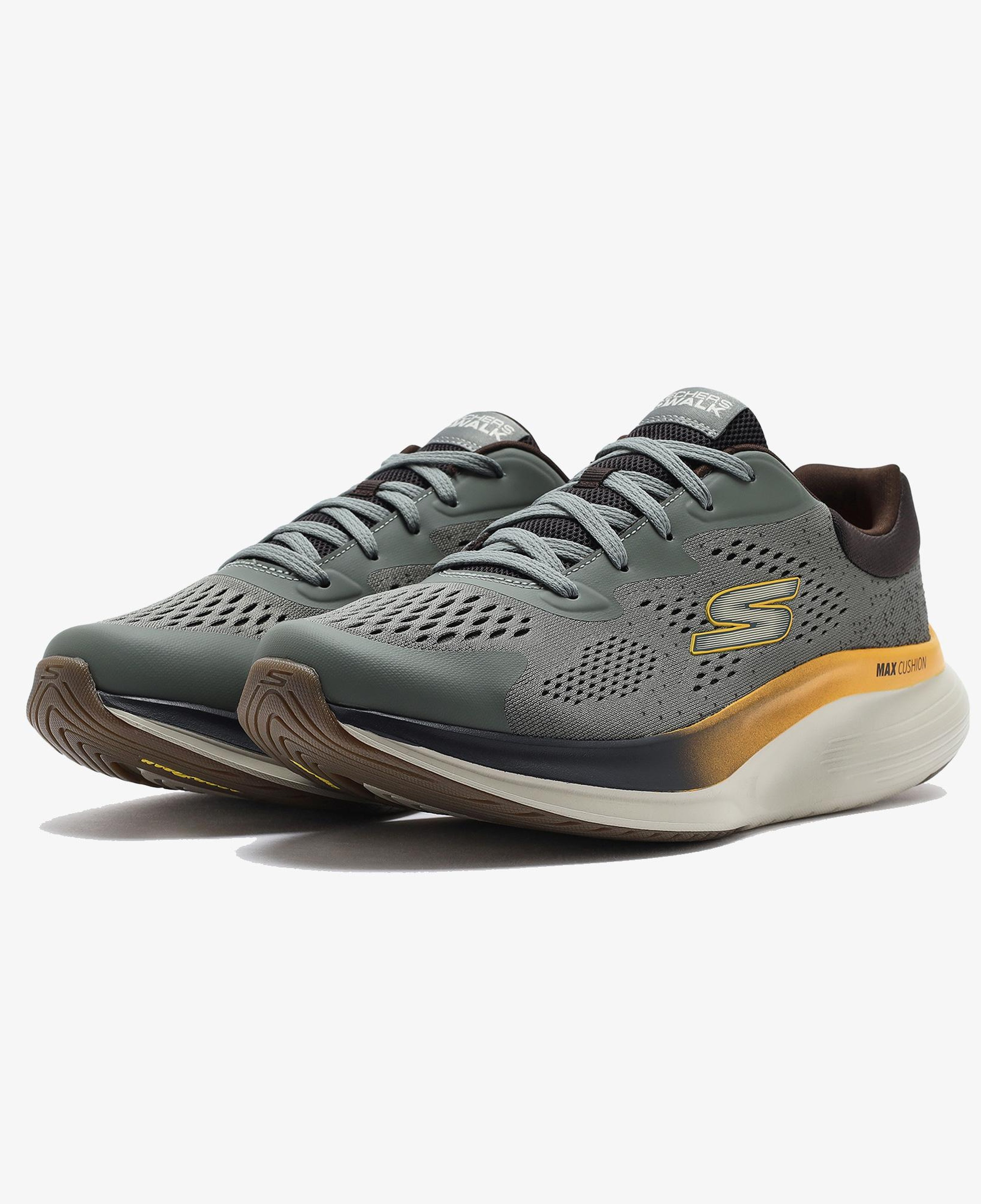 Skechers Go Walk Max Walker Augustus Erkek Yeşil Yürüyüş Ayakkabısı