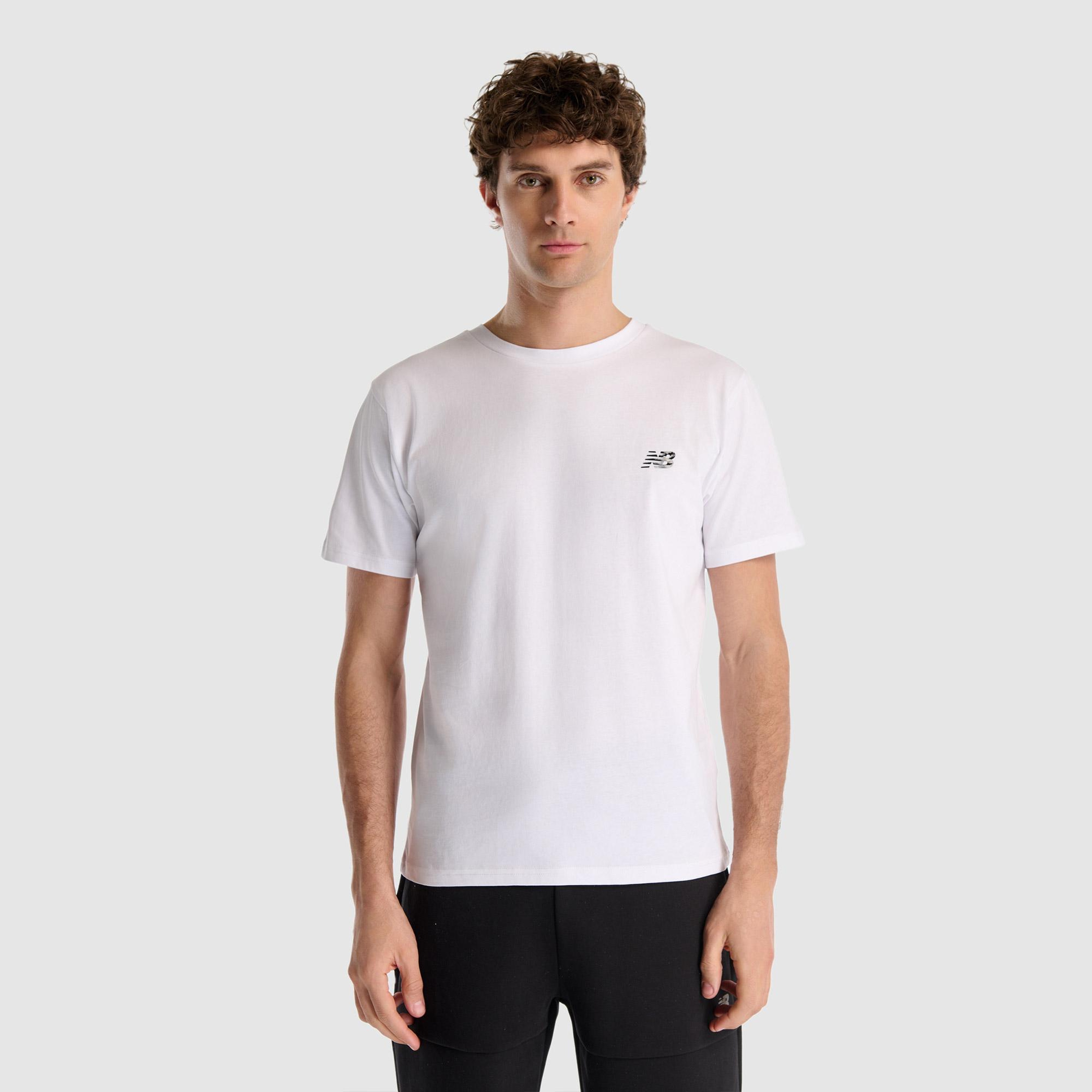 New Balance MNT1537 Lifestyle Erkek Beyaz T-Shirt
